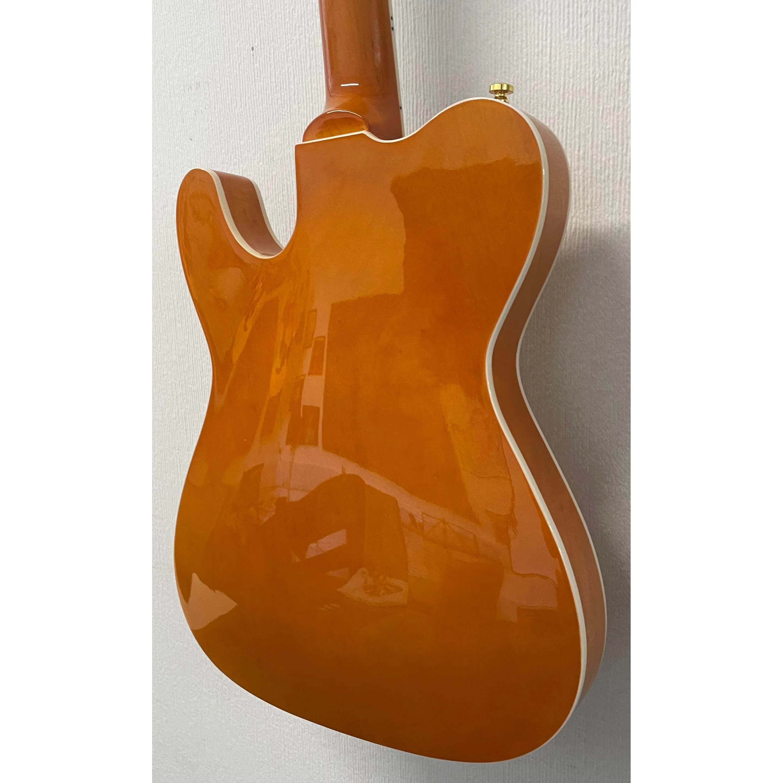 Unbranded Hollowbody Telecaster Style Guitar with Bigsby Pre-Owned