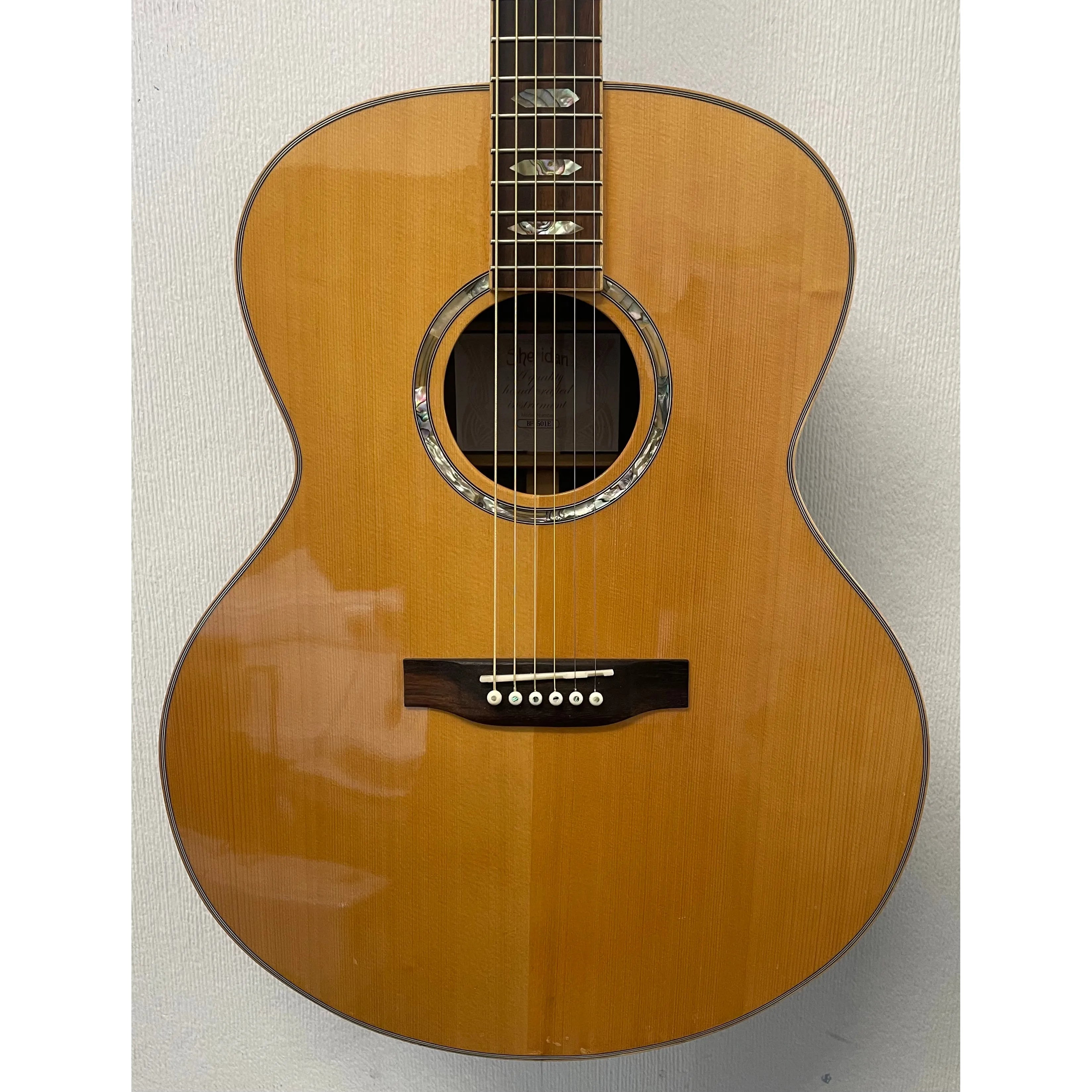 Sheridan BF501E-NA Electro Acoustic Guitar with Hardcase Pre-Owned