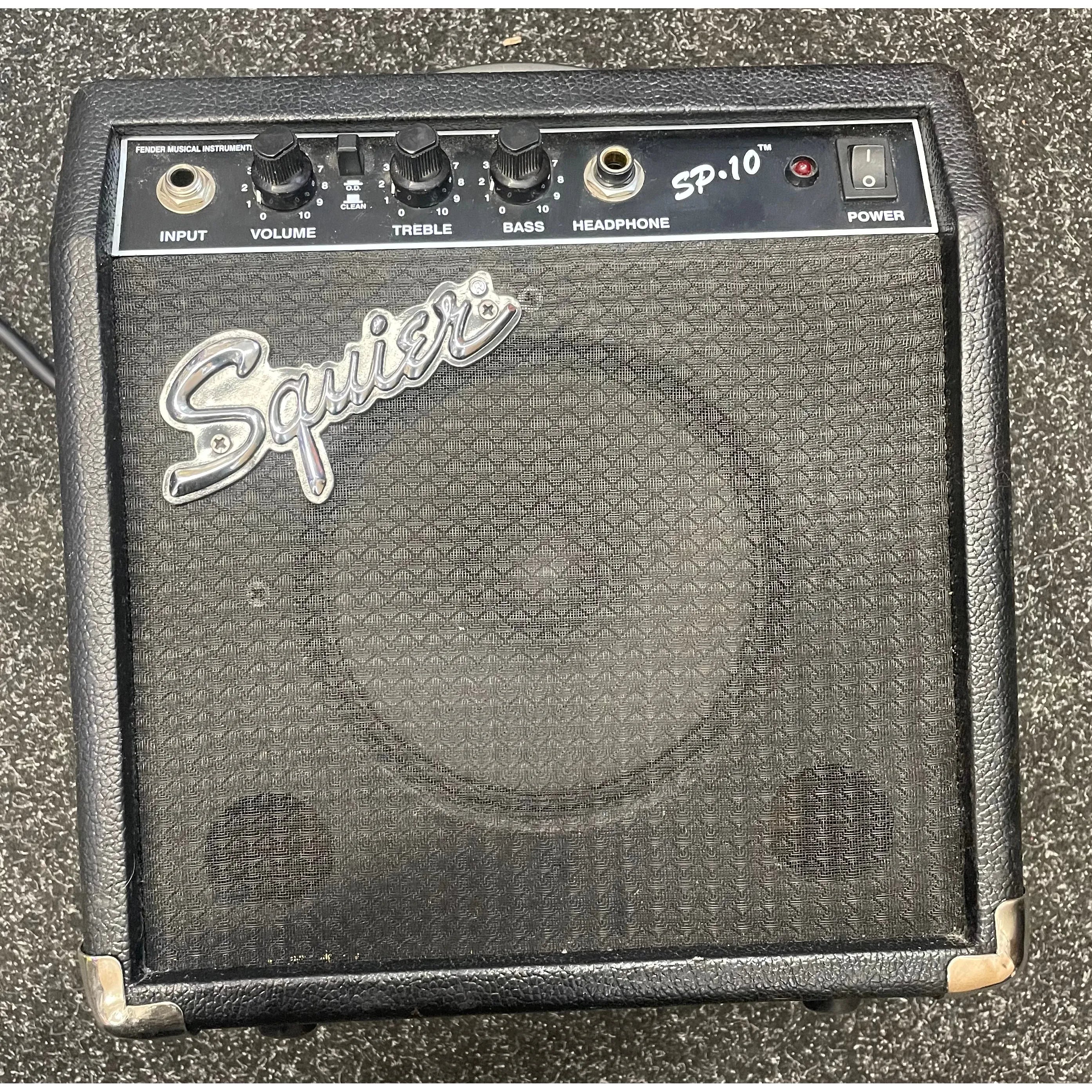 Squier Sp-10 Electric Guitar Combo Amplifier Pre-Owned