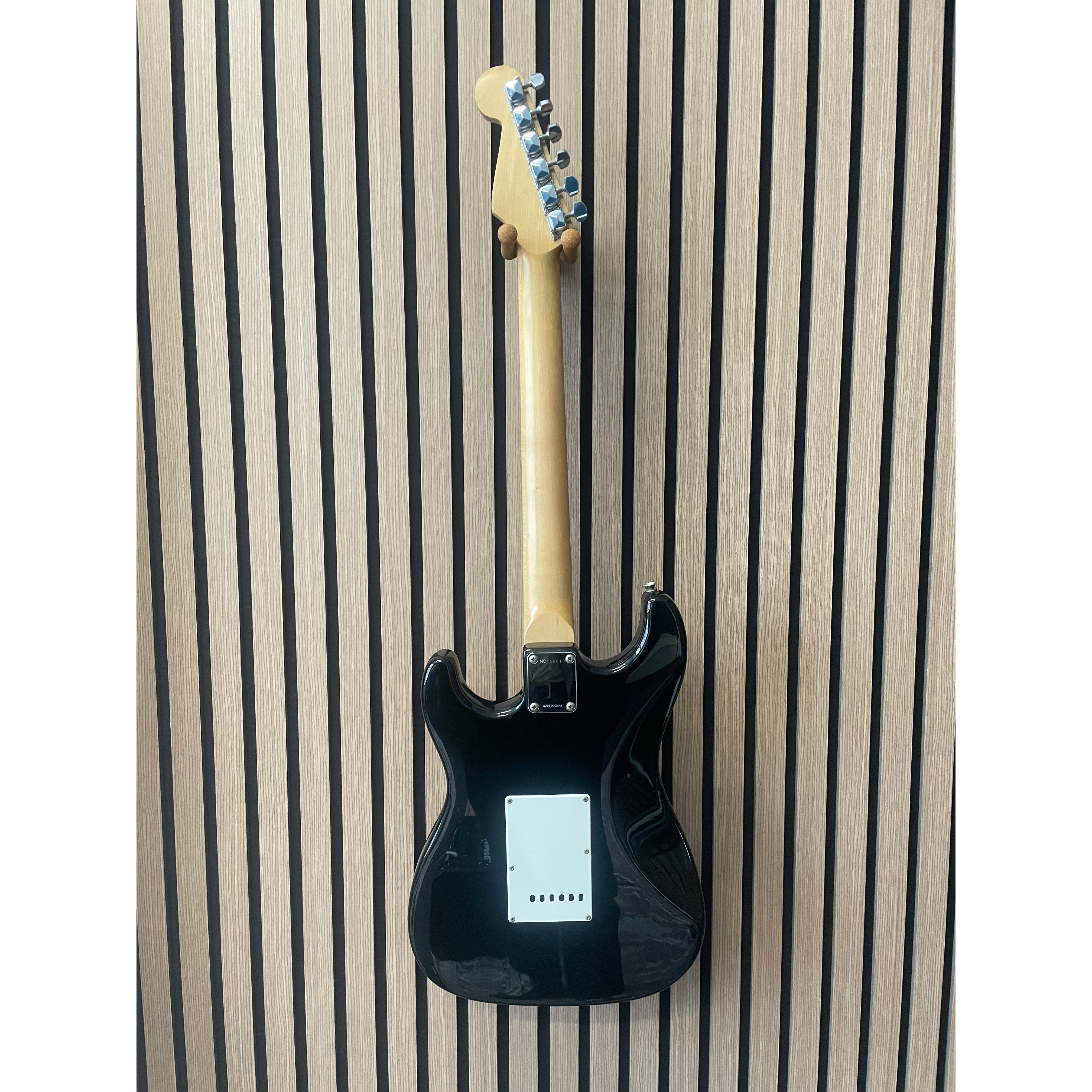 Squier by Fender Bullet Series Stratocaster Electric Guitar, 1994, in Gloss Black Pre-Owned