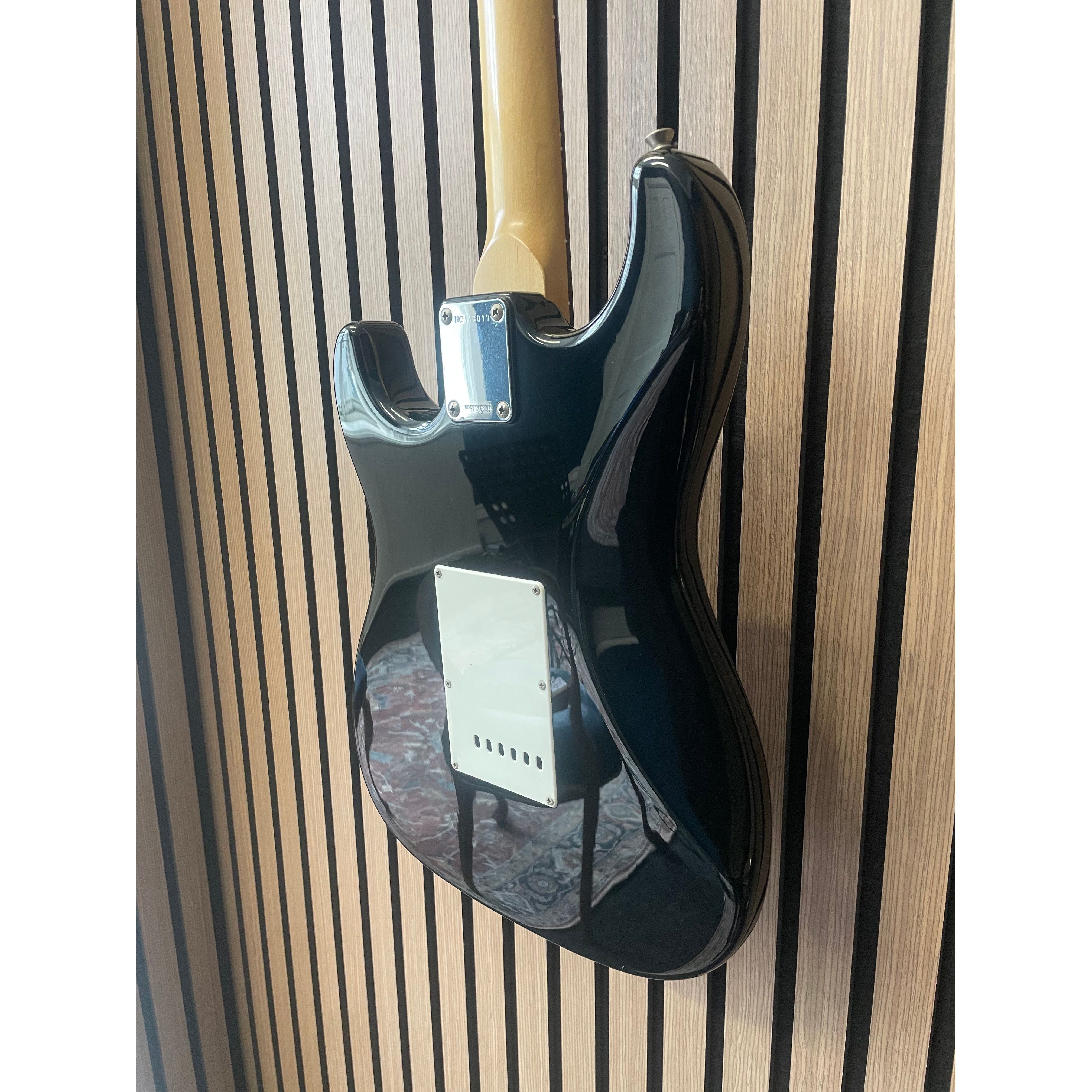 Squier by Fender Bullet Series Stratocaster Electric Guitar, 1994, in Gloss Black Pre-Owned