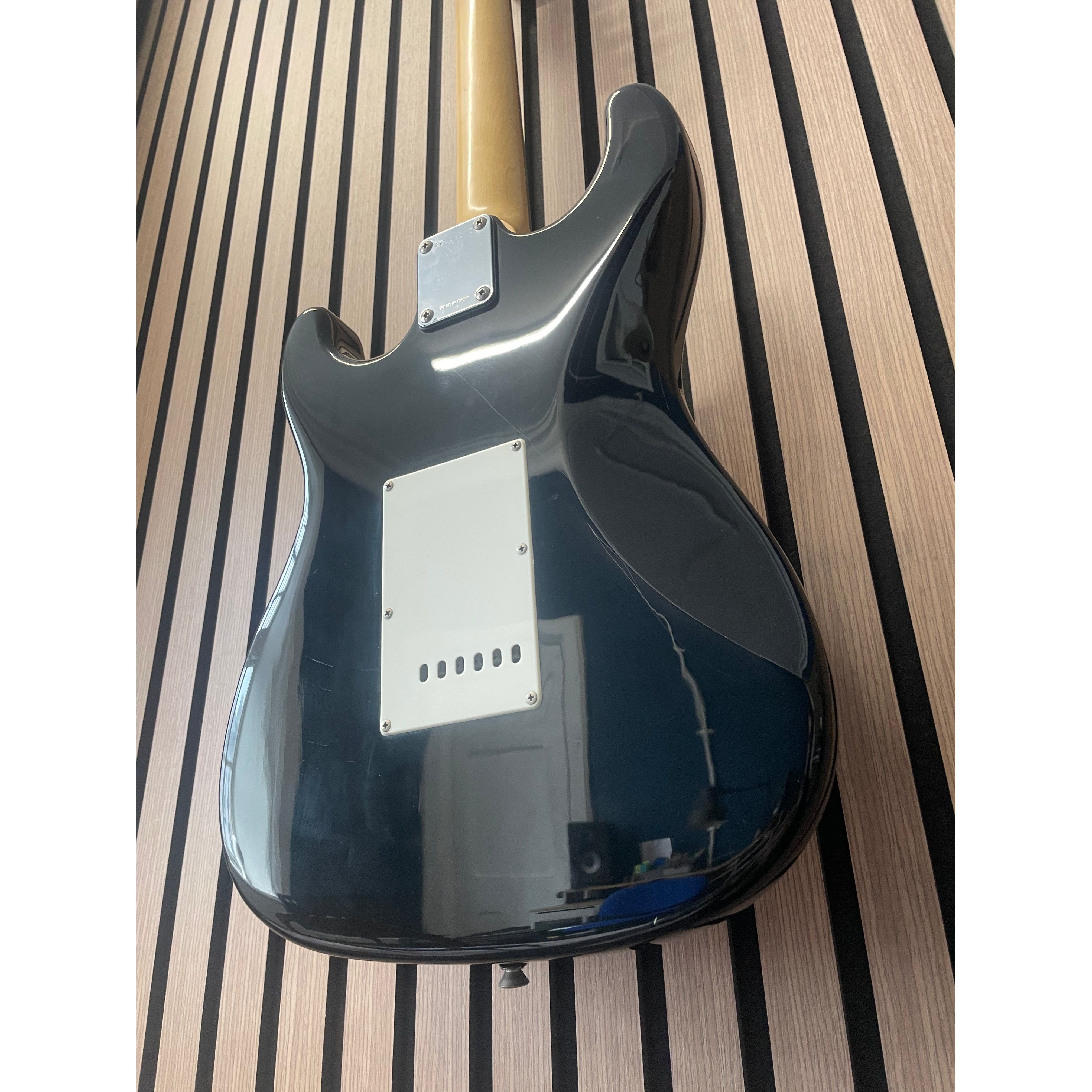 Squier by Fender Bullet Series Stratocaster Electric Guitar, 1994, in Gloss Black Pre-Owned