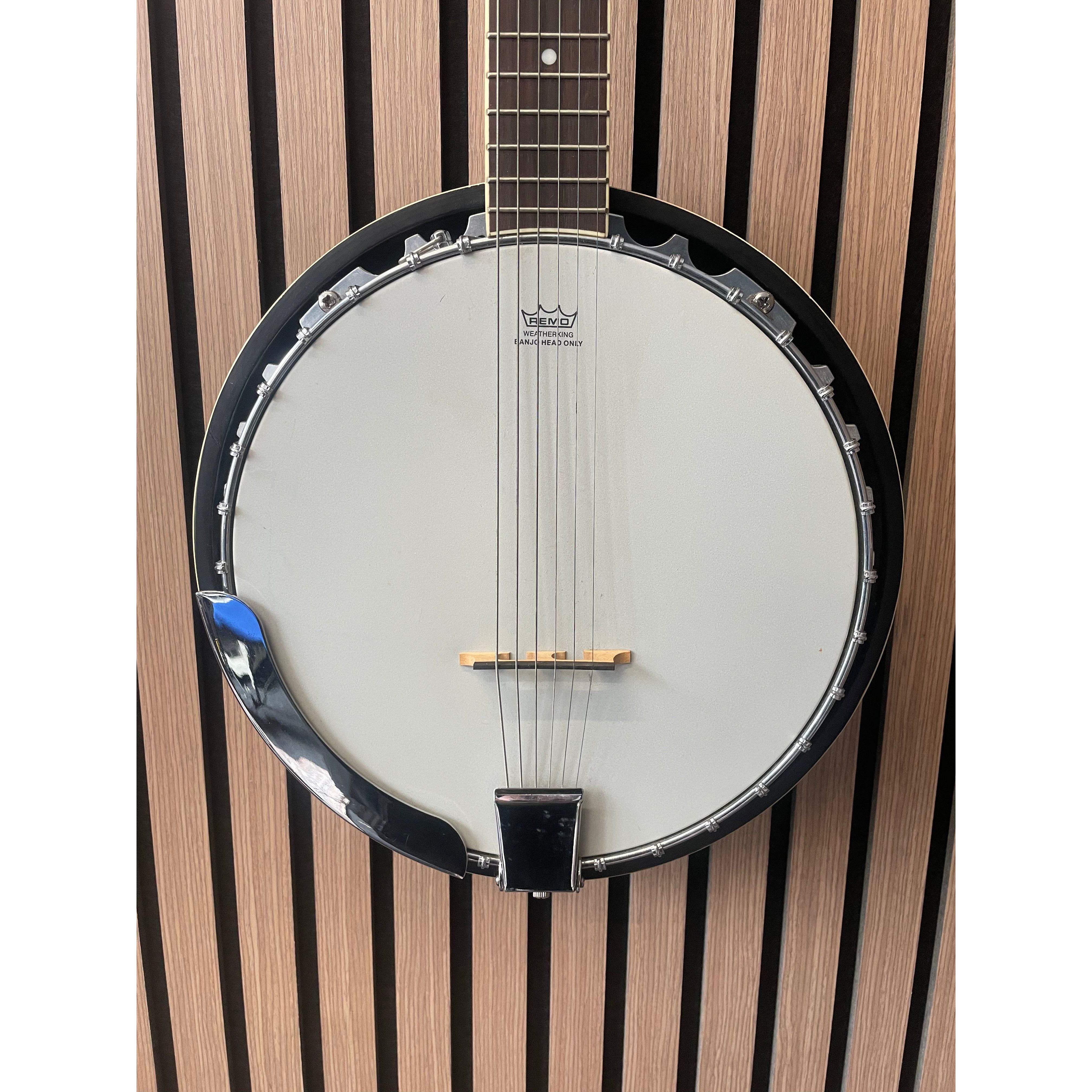 Vintage 6 String Guitar Banjo with Gigbag Pre-Owned