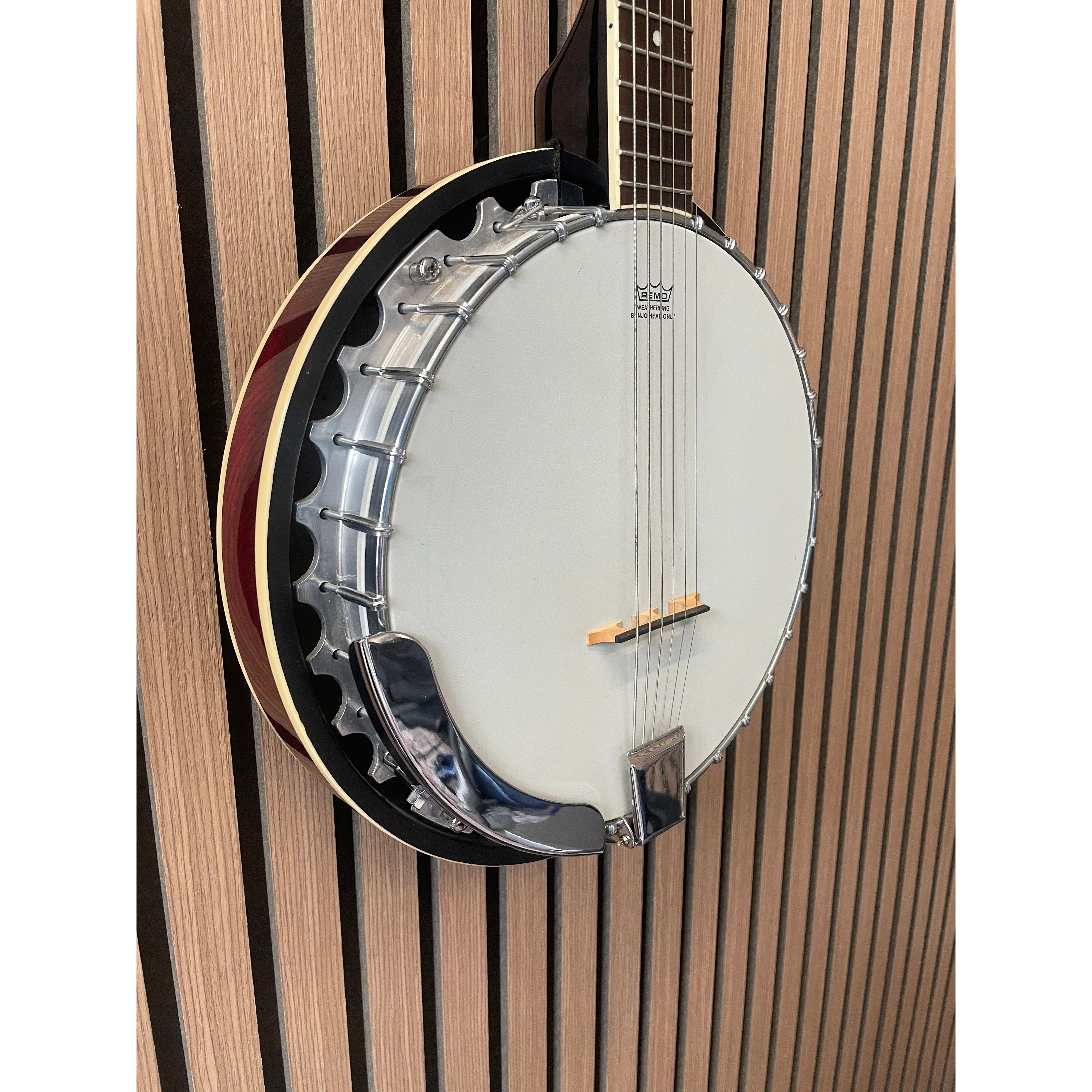 Vintage 6 String Guitar Banjo with Gigbag Pre-Owned