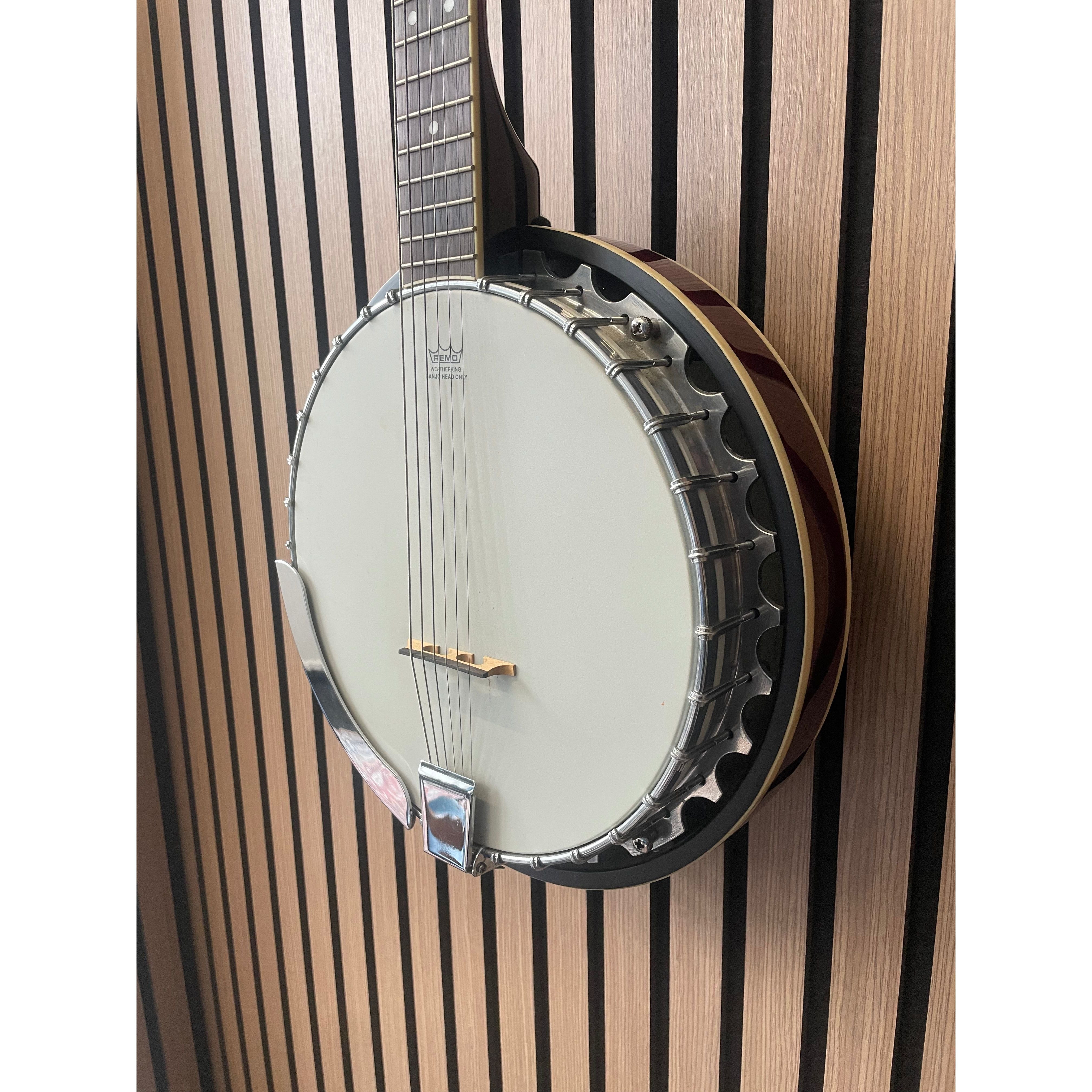 Vintage 6 String Guitar Banjo with Gigbag Pre-Owned