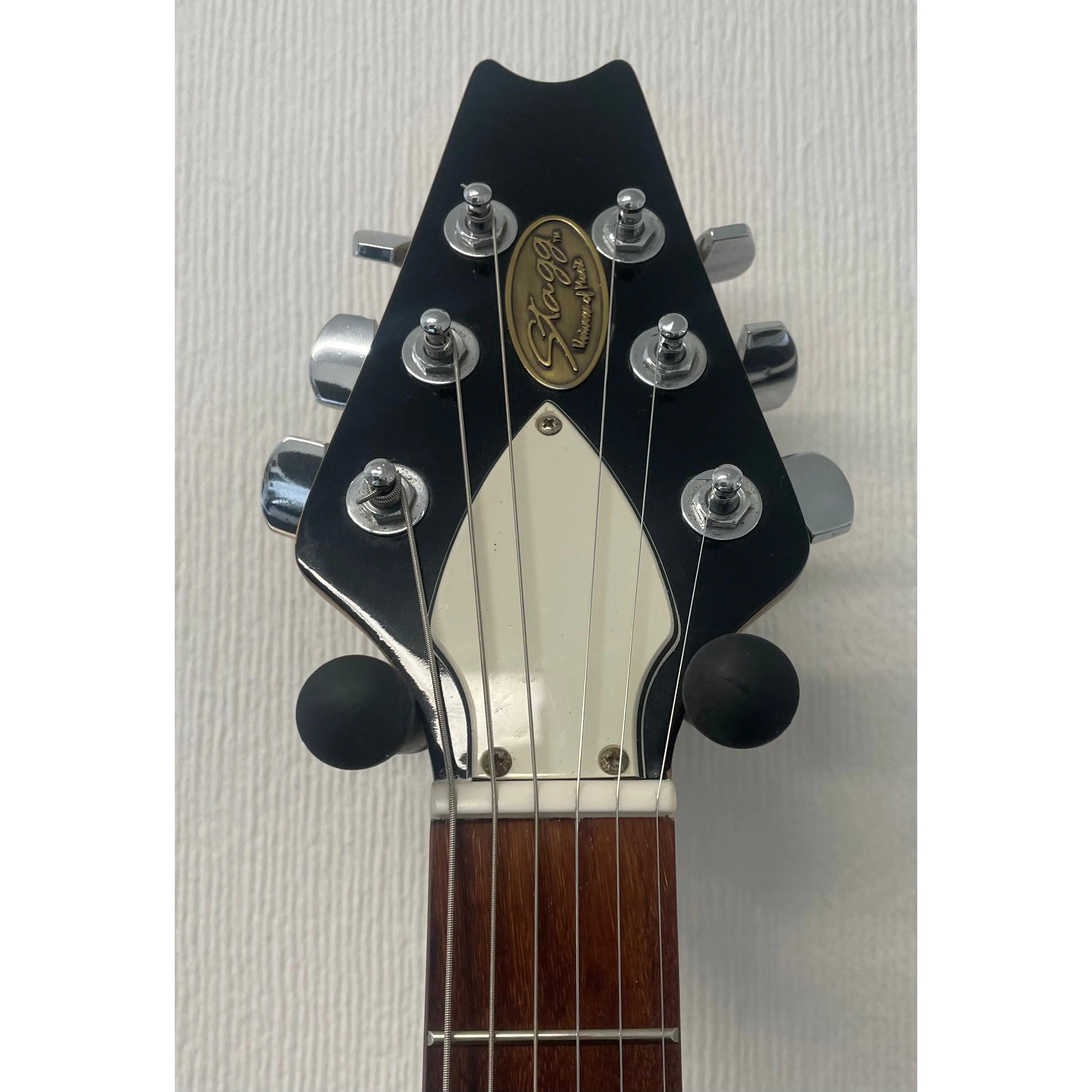 Stagg Flying V Style Electric Guitar in Black Pre-Owned