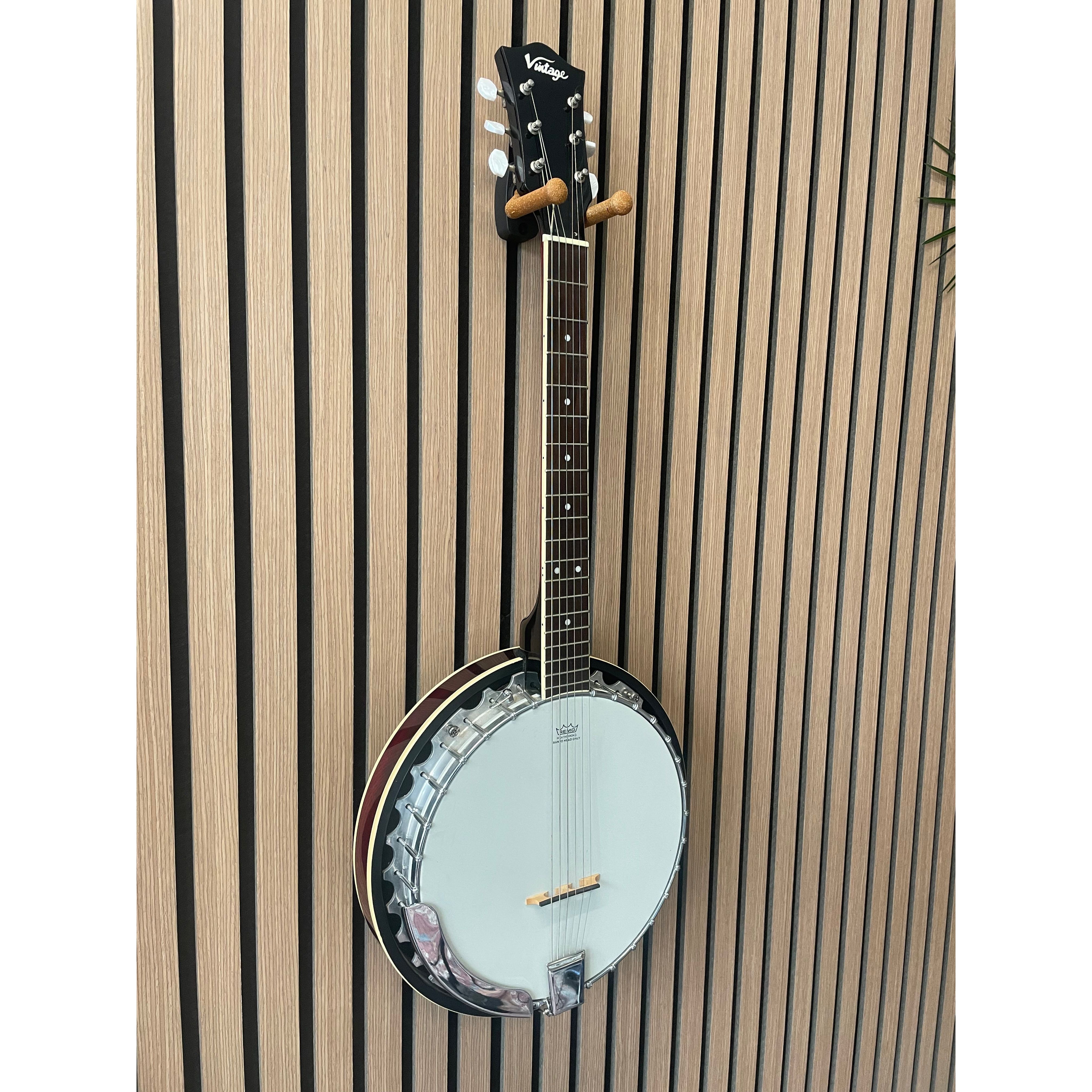 Vintage 6 String Guitar Banjo with Gigbag Pre-Owned