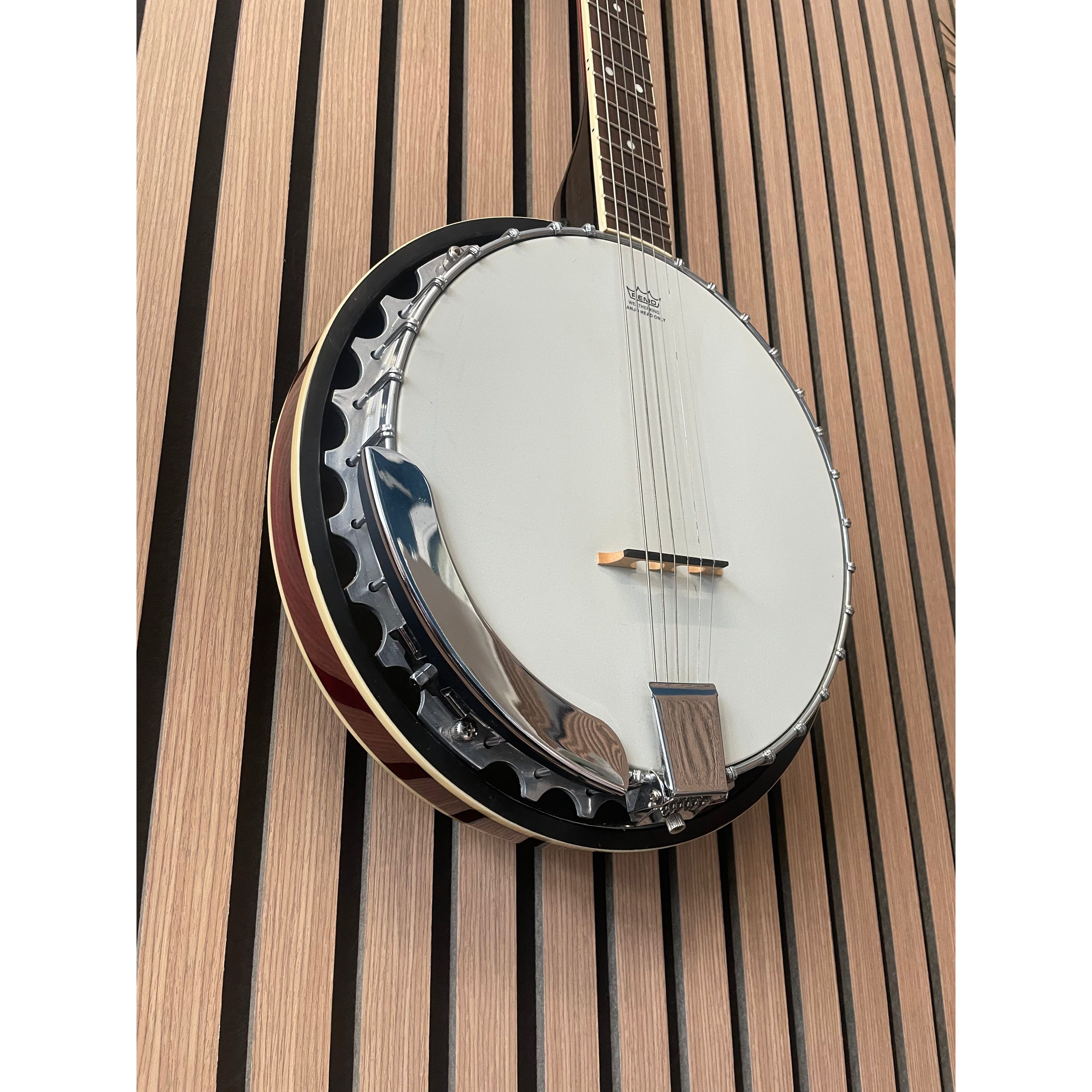 Vintage 6 String Guitar Banjo with Gigbag Pre-Owned
