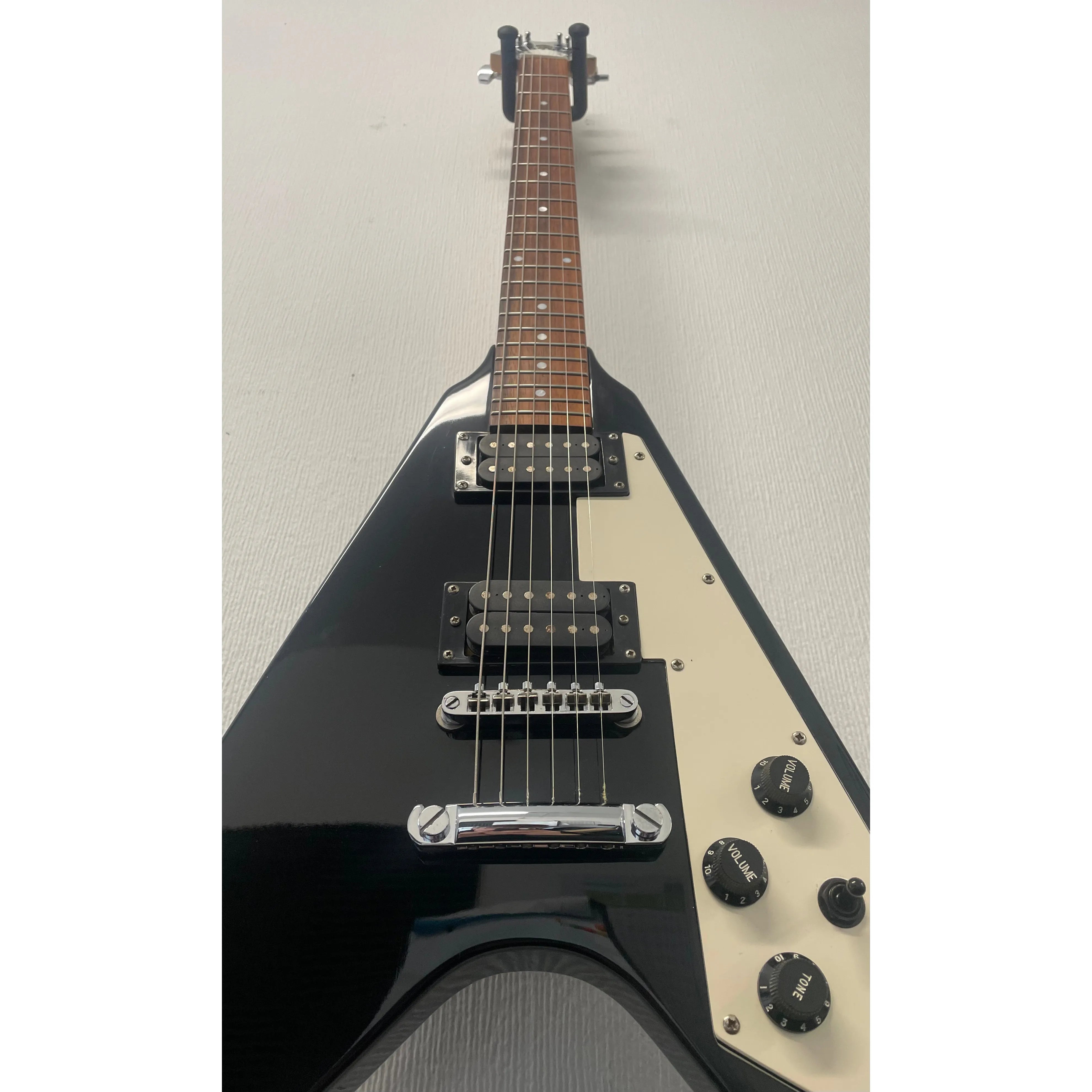 Stagg Flying V Style Electric Guitar in Black Pre-Owned
