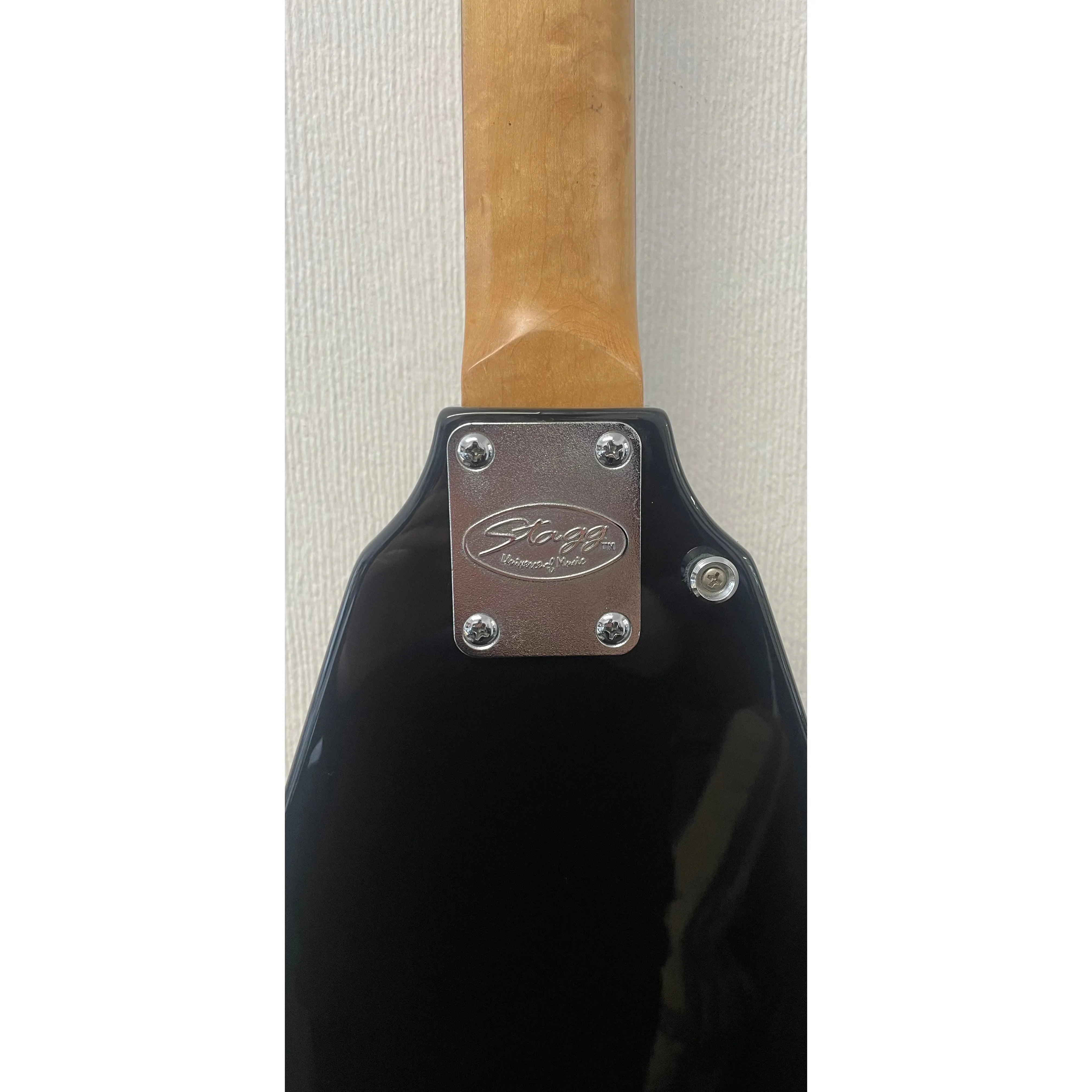 Stagg Flying V Style Electric Guitar in Black Pre-Owned