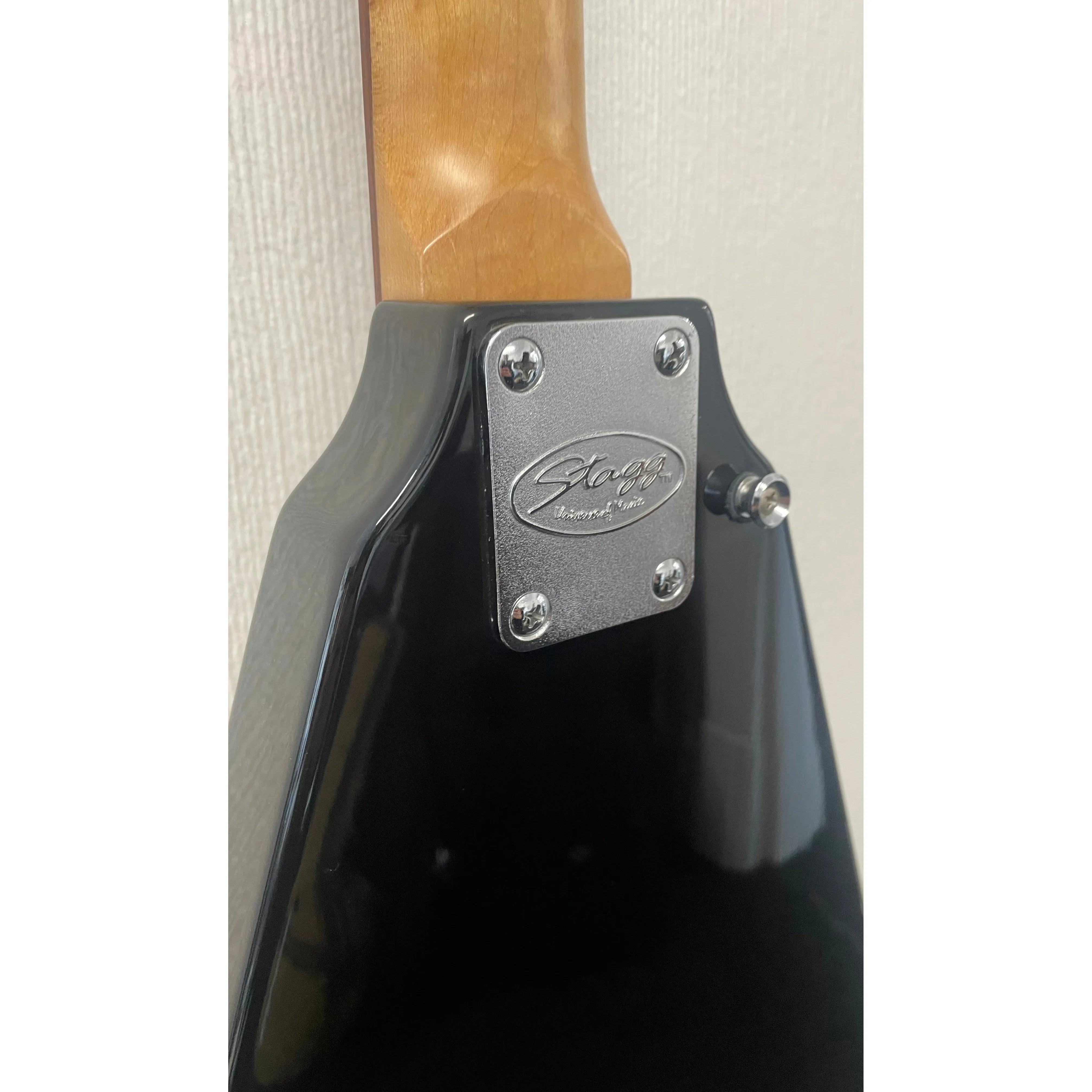 Stagg Flying V Style Electric Guitar in Black Pre-Owned