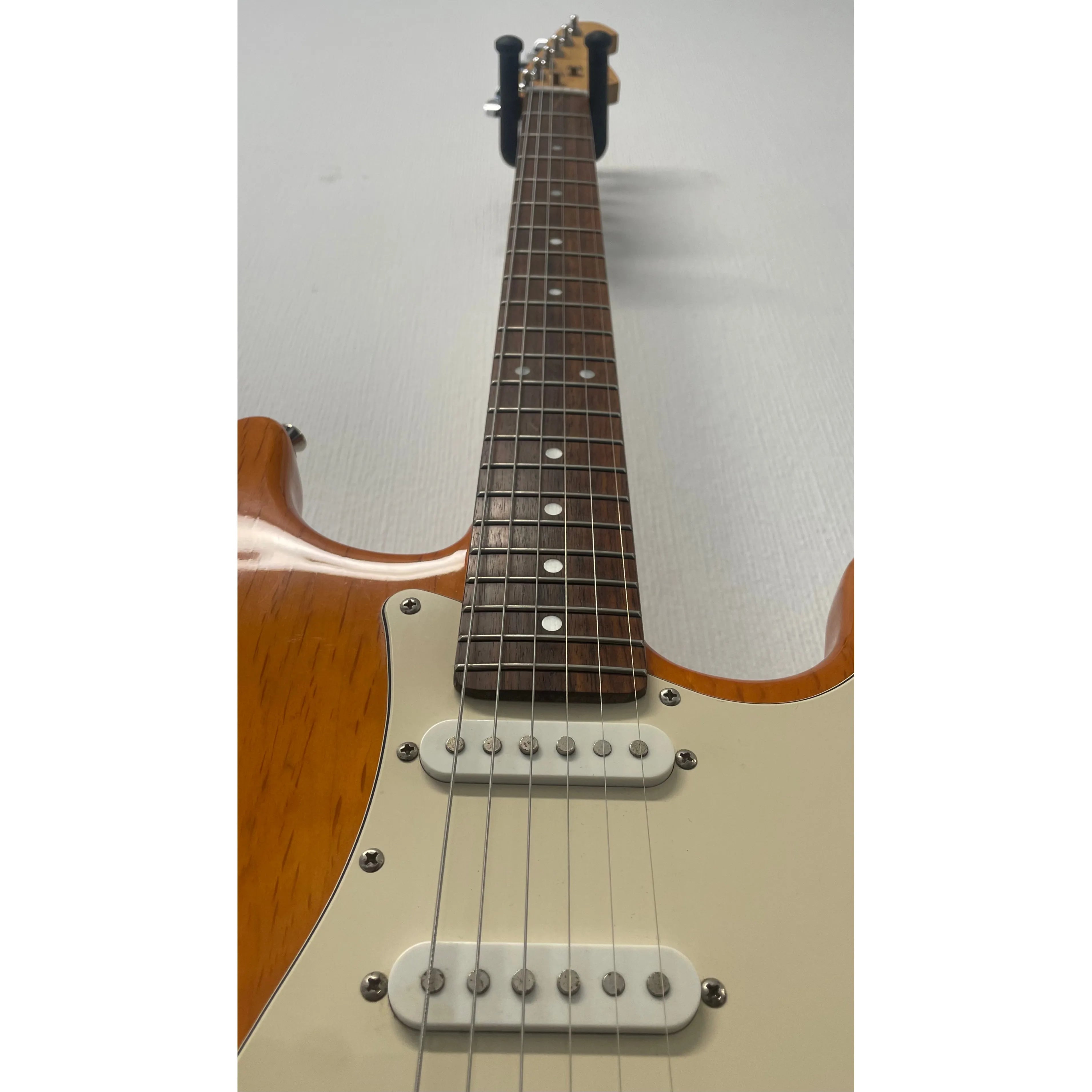 Aria STG Series Stratocaster Style Electric Guitar in Orange Pre-Owned