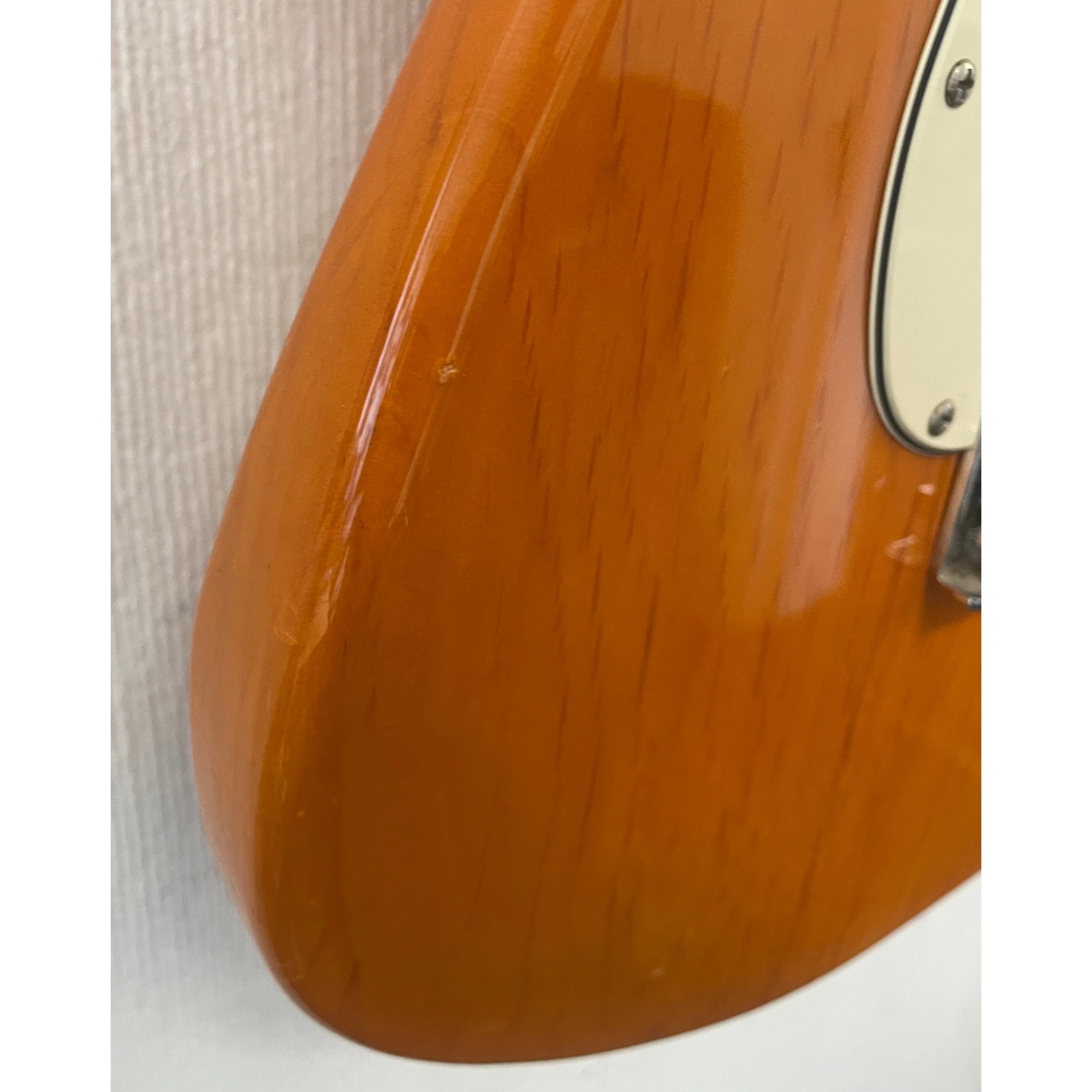 Aria STG Series Stratocaster Style Electric Guitar in Orange Pre-Owned