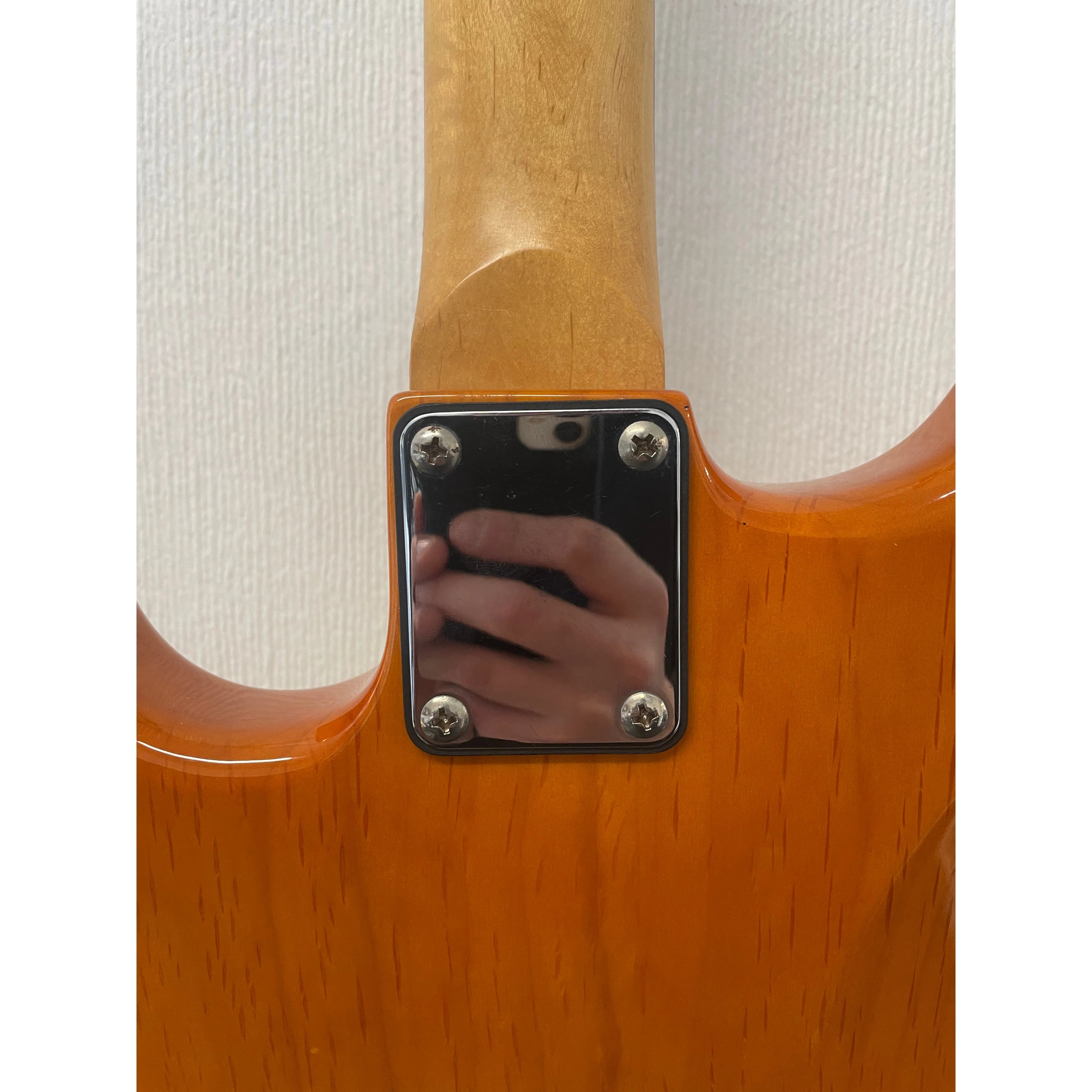 Aria STG Series Stratocaster Style Electric Guitar in Orange Pre-Owned