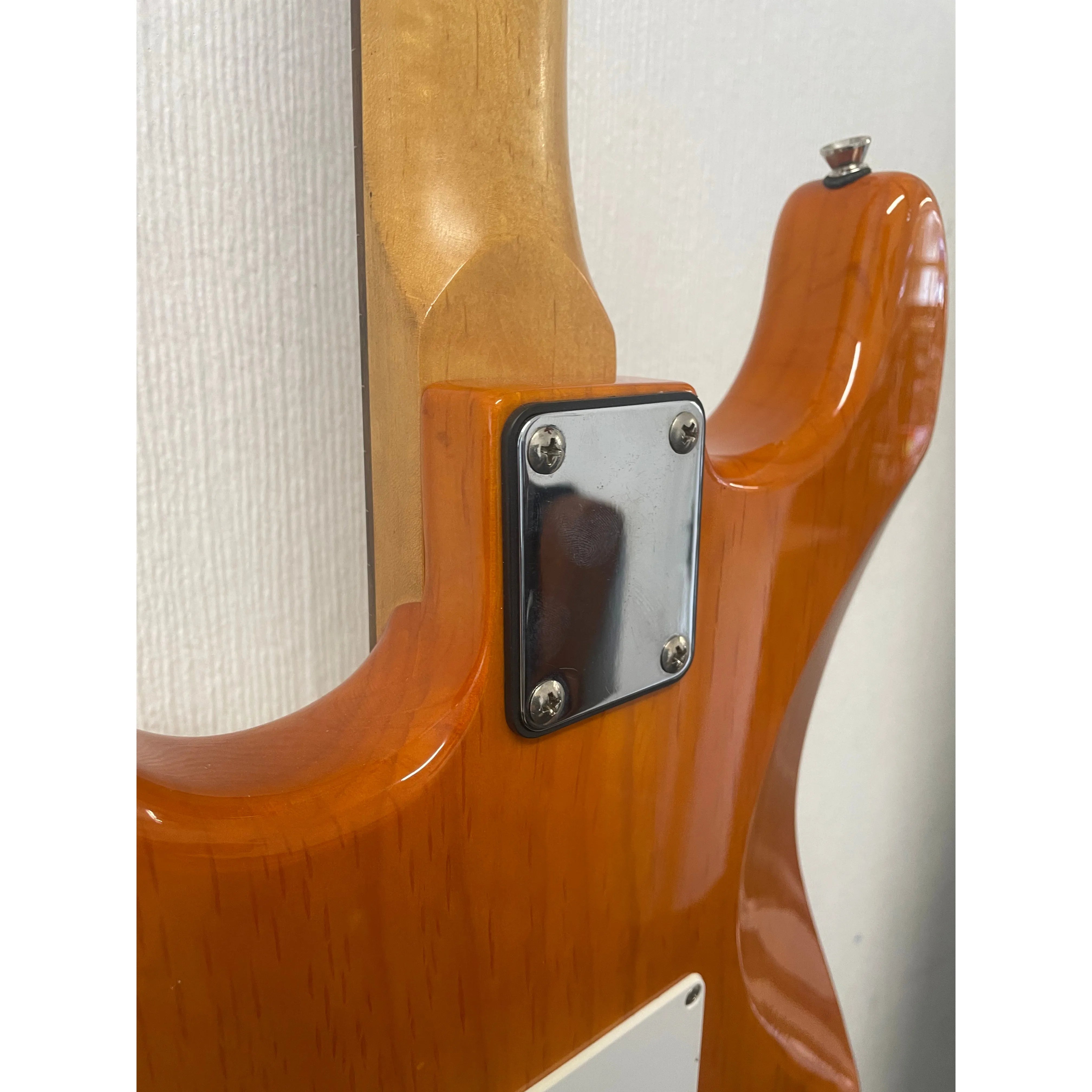 Aria STG Series Stratocaster Style Electric Guitar in Orange Pre-Owned