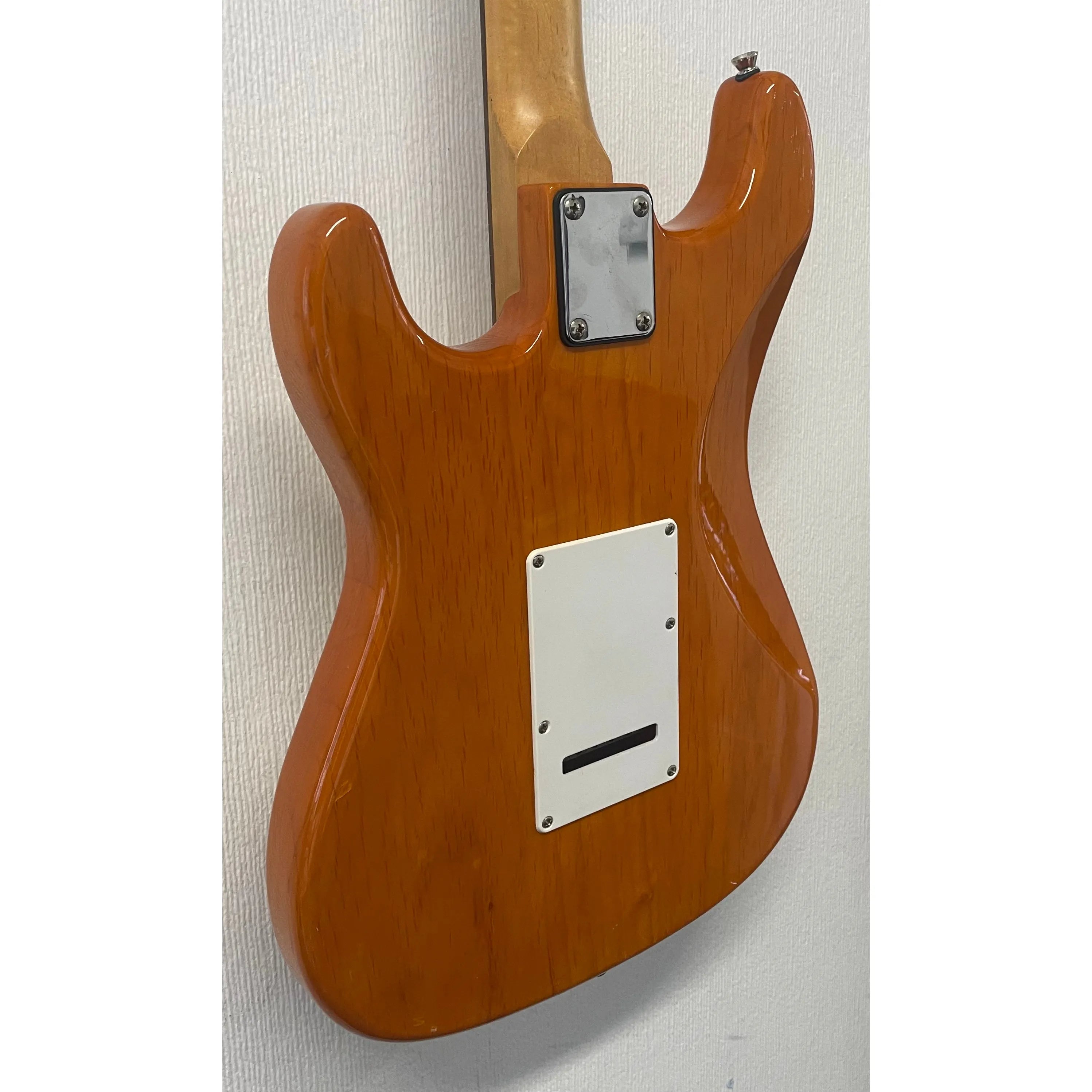 Aria STG Series Stratocaster Style Electric Guitar in Orange Pre-Owned