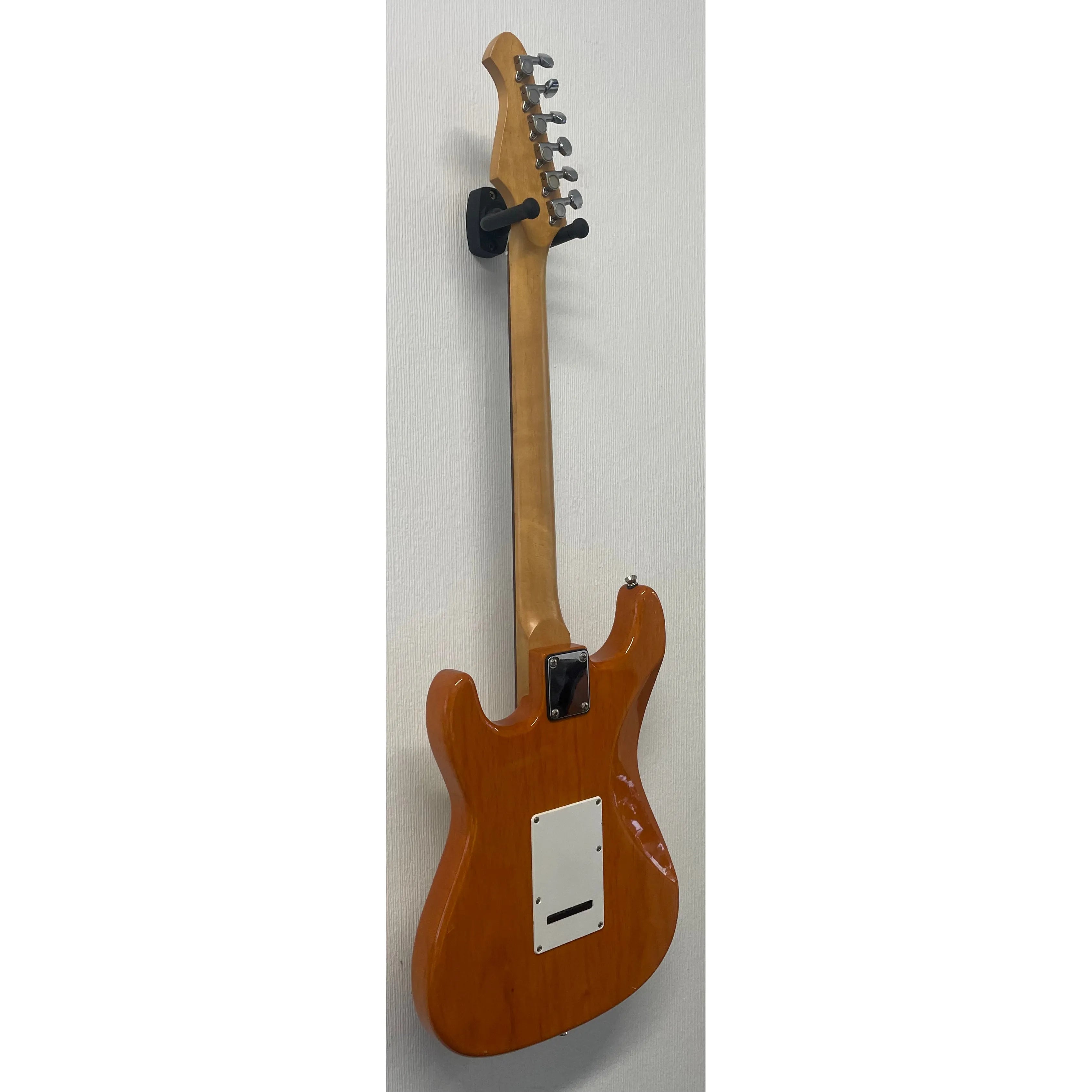 Aria STG Series Stratocaster Style Electric Guitar in Orange Pre-Owned
