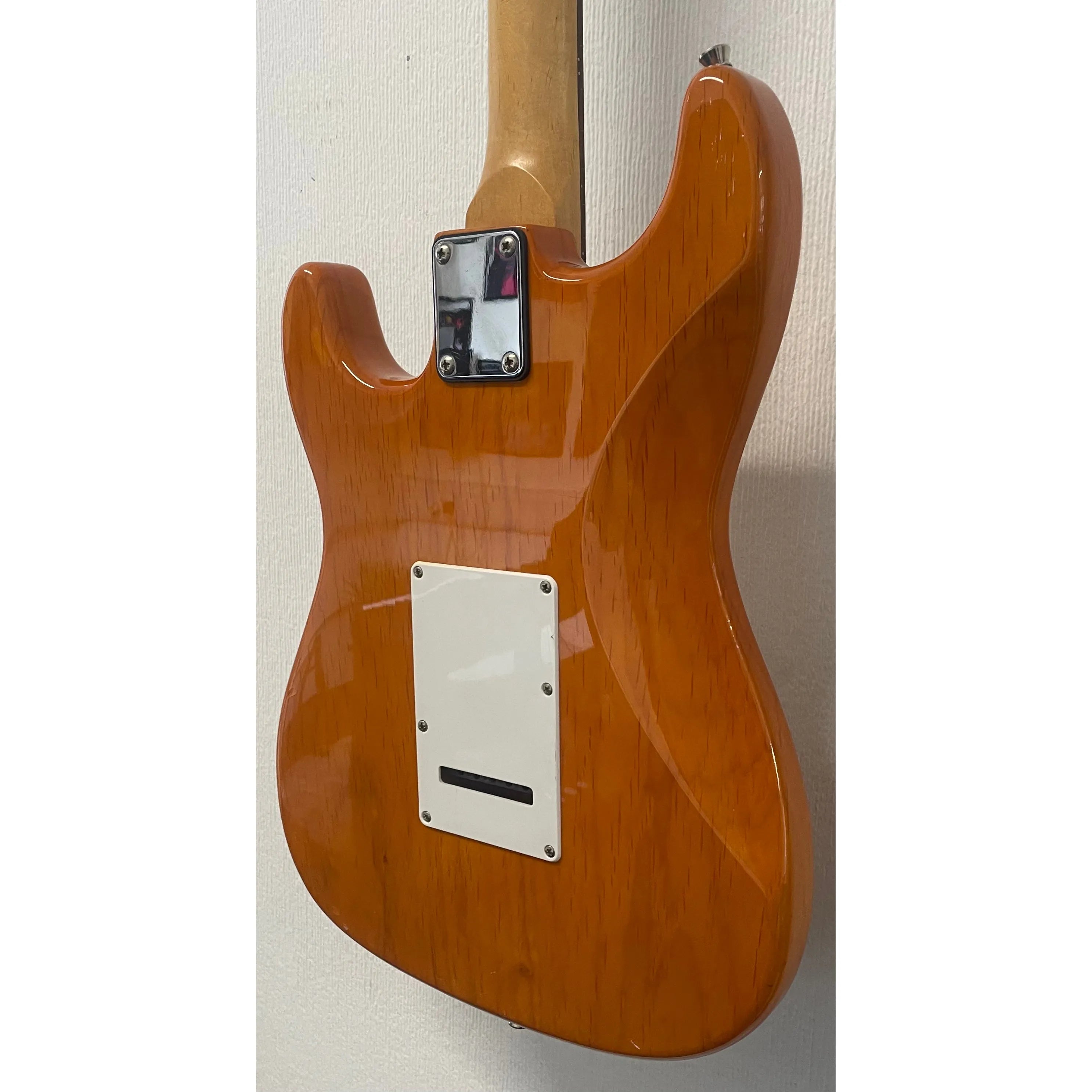 Aria STG Series Stratocaster Style Electric Guitar in Orange Pre-Owned