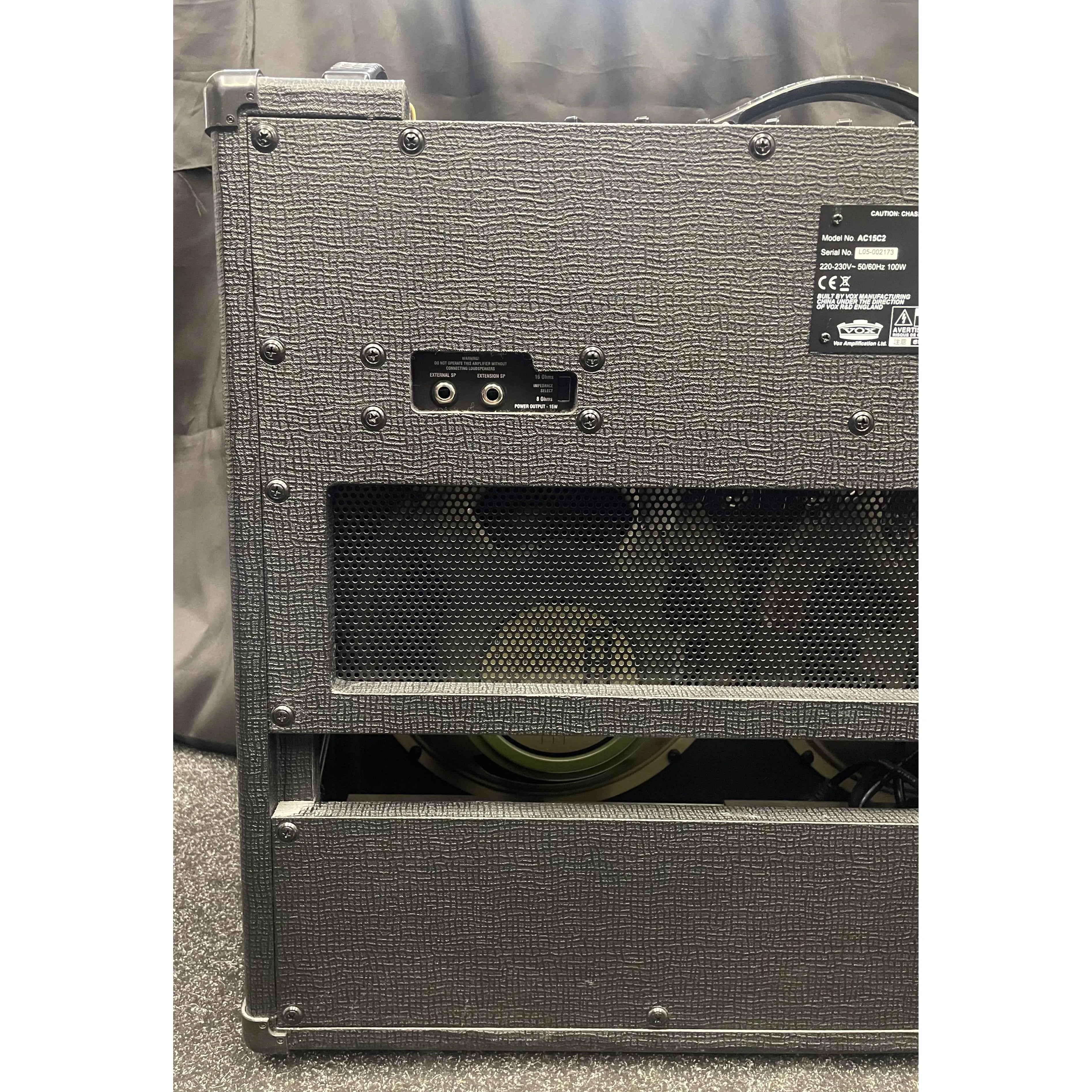 Vox AC15-C2 Twin Celestion Speaker Valve Amplifier for Electric Guitar Pre-Owned