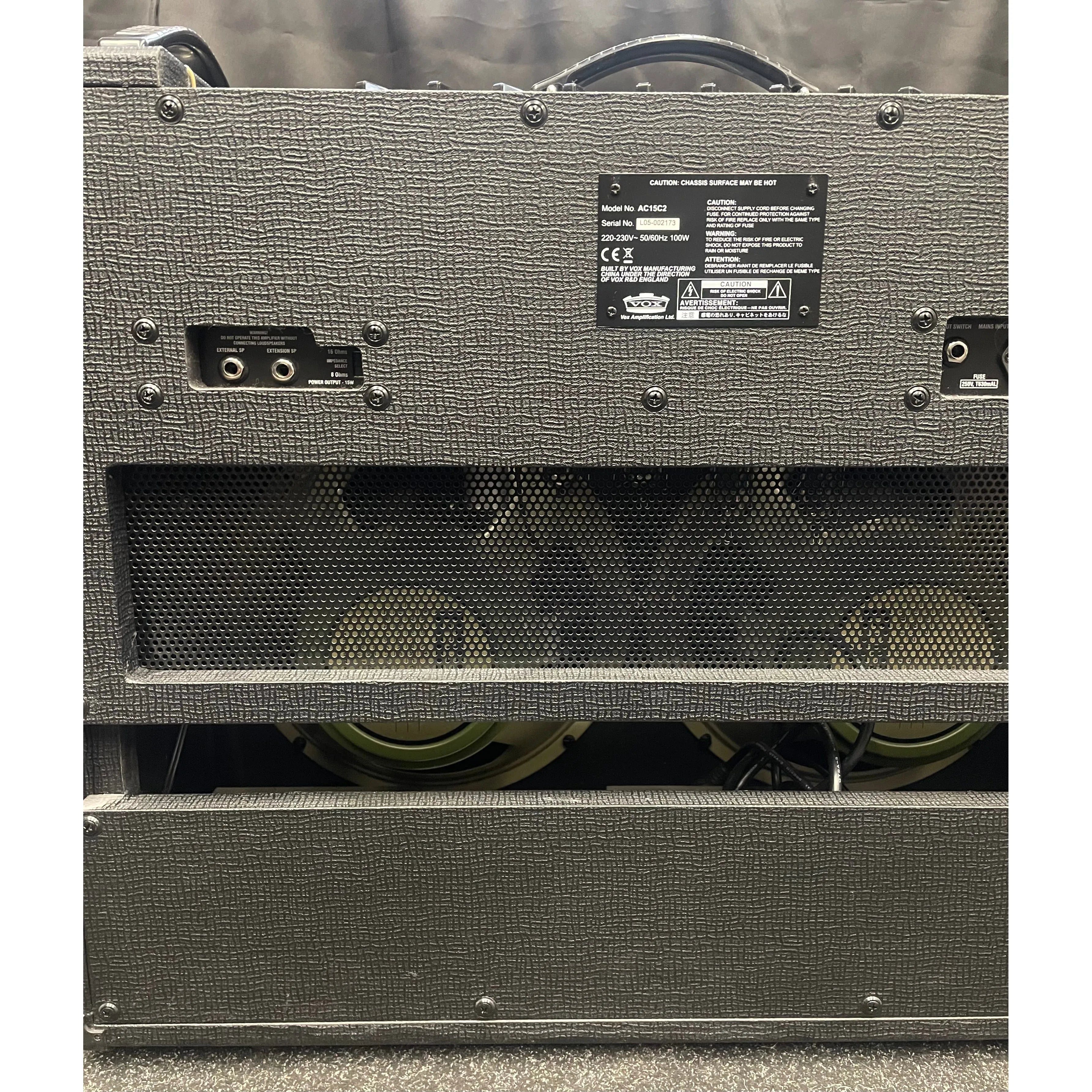 Vox AC15-C2 Twin Celestion Speaker Valve Amplifier for Electric Guitar Pre-Owned