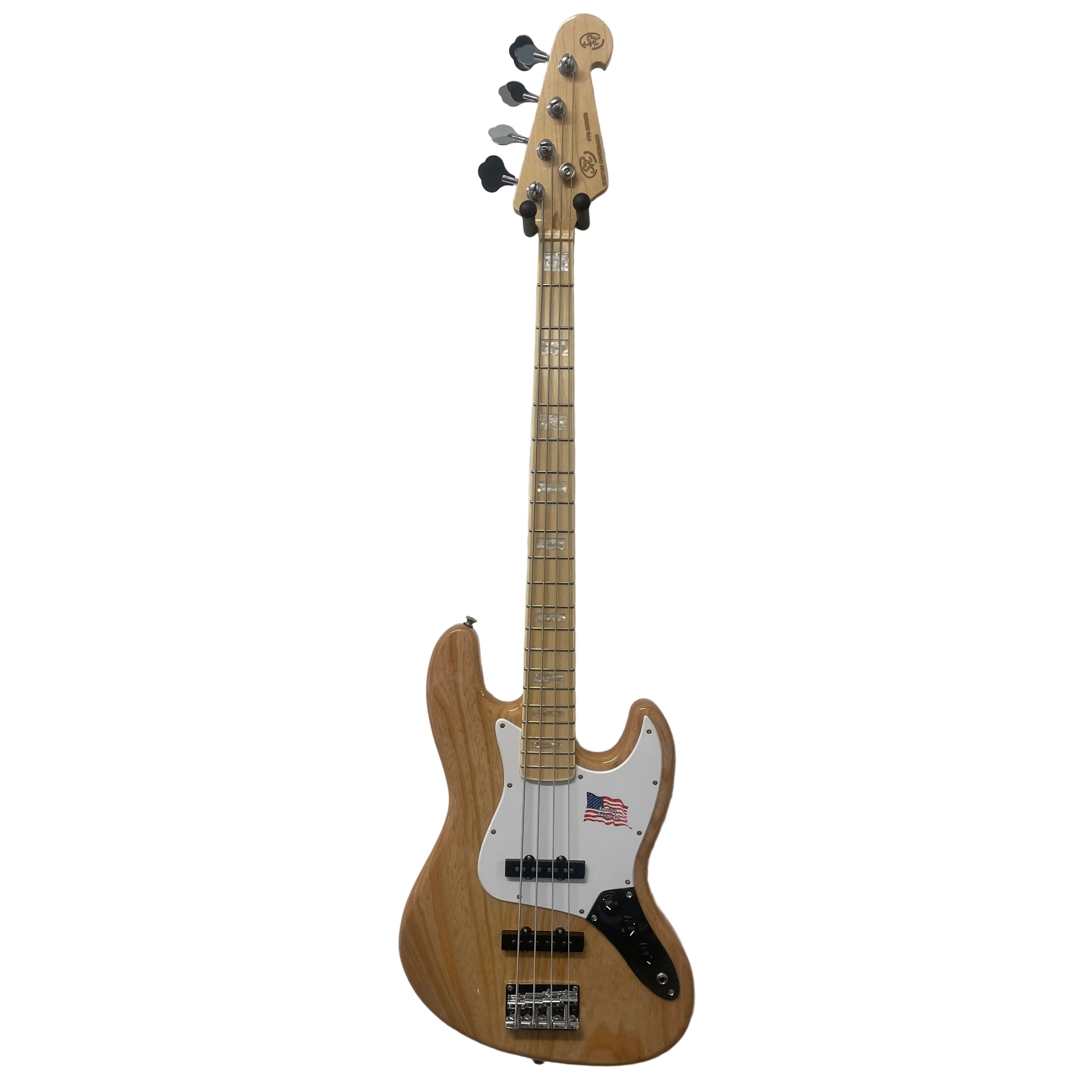 SX Electric Bass Guitar JB Syle in Swamp Ash