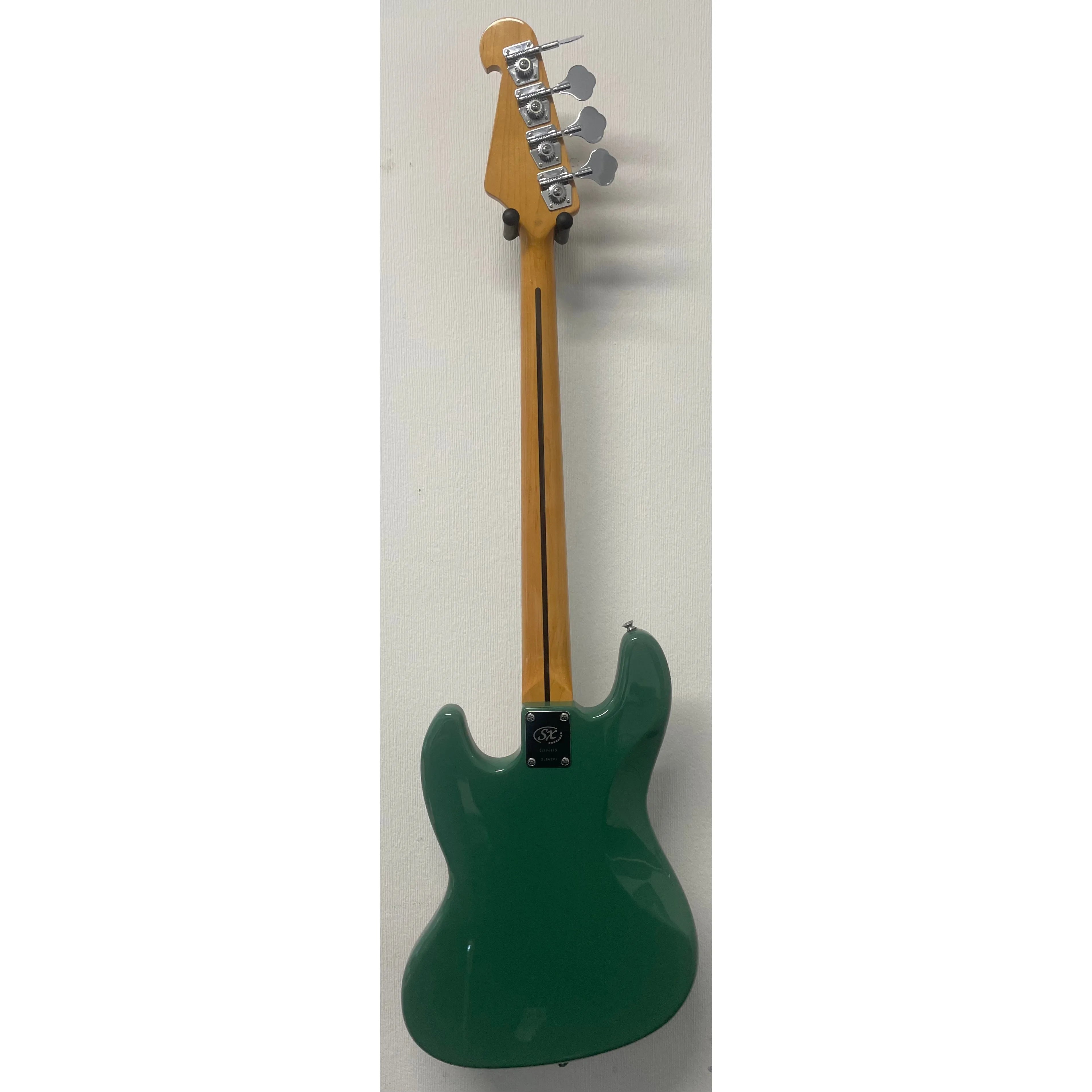SX Bass Guitar JB Style in Vintage Green with Gigbag