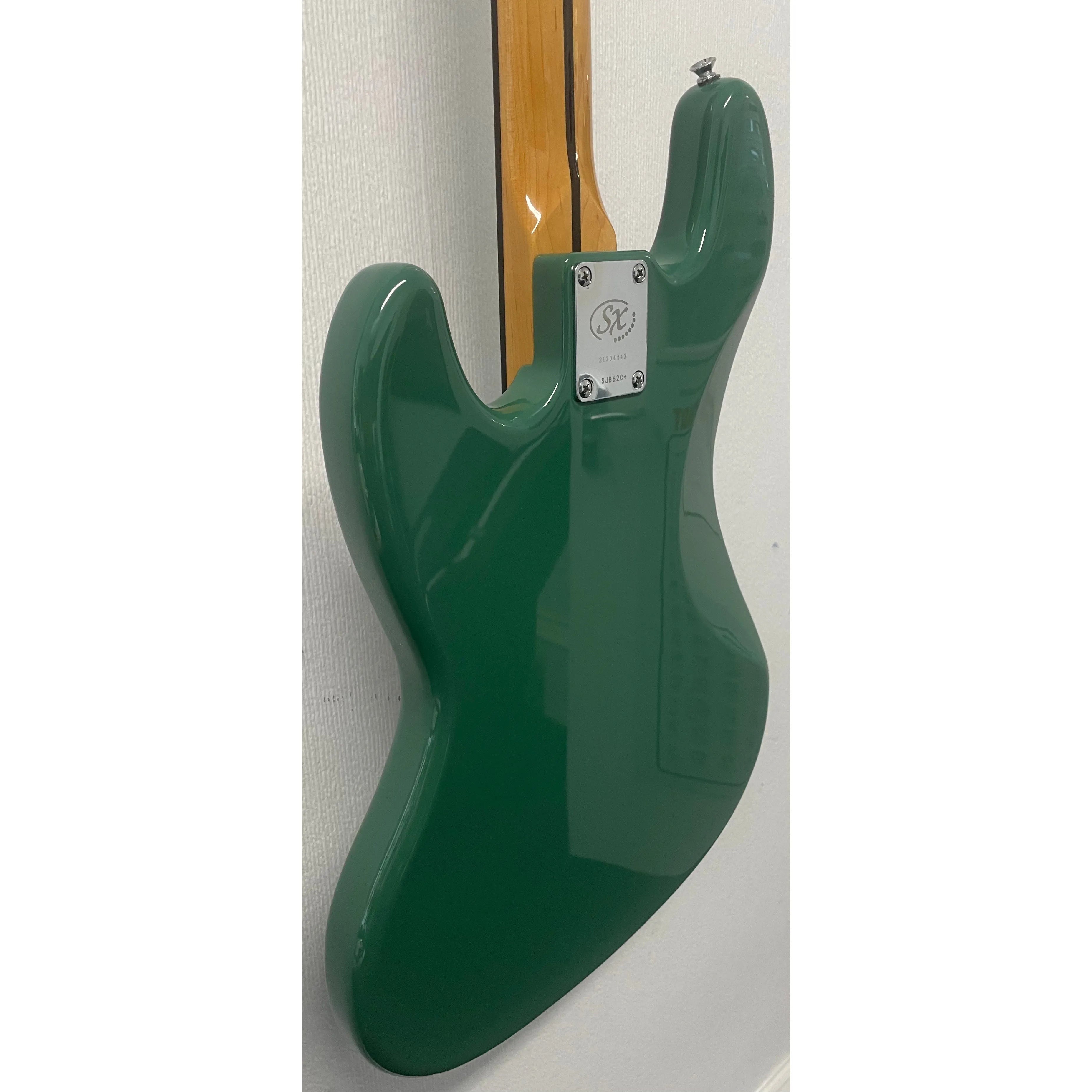 SX Bass Guitar JB Style in Vintage Green with Gigbag