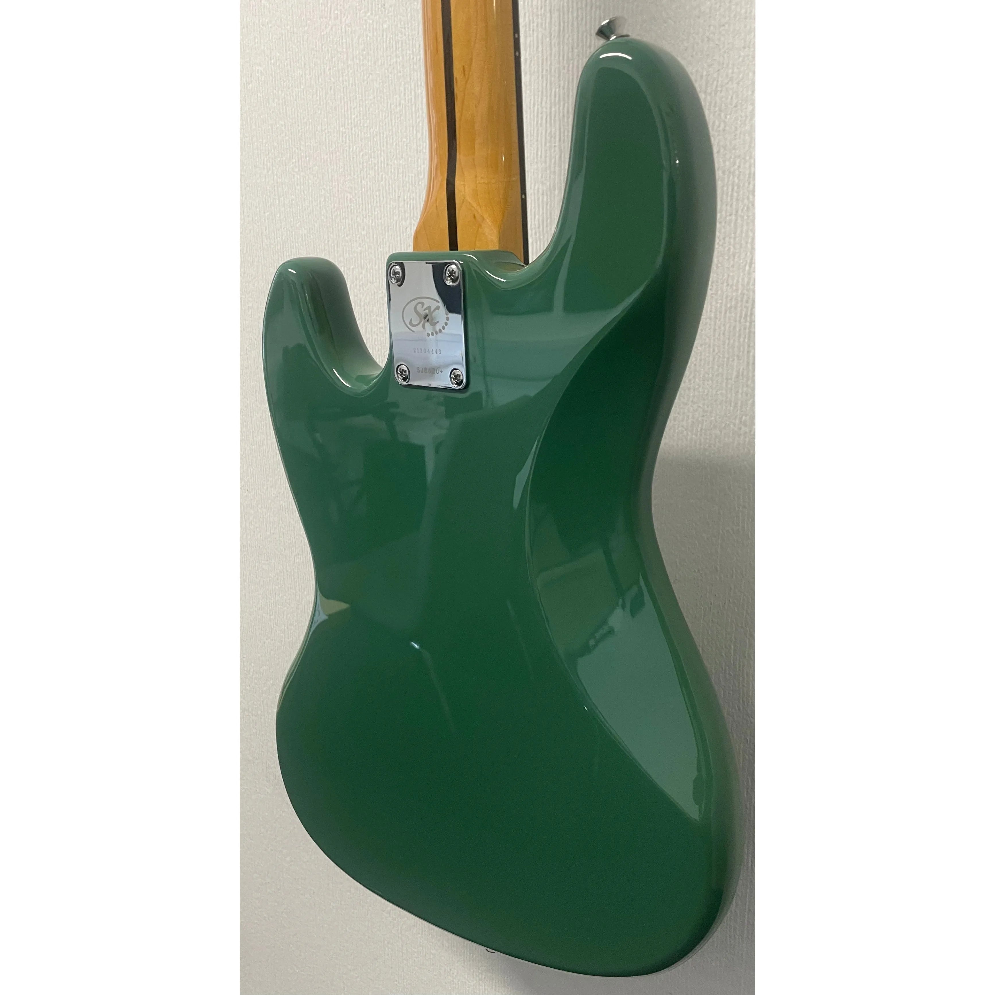 SX Bass Guitar JB Style in Vintage Green with Gigbag