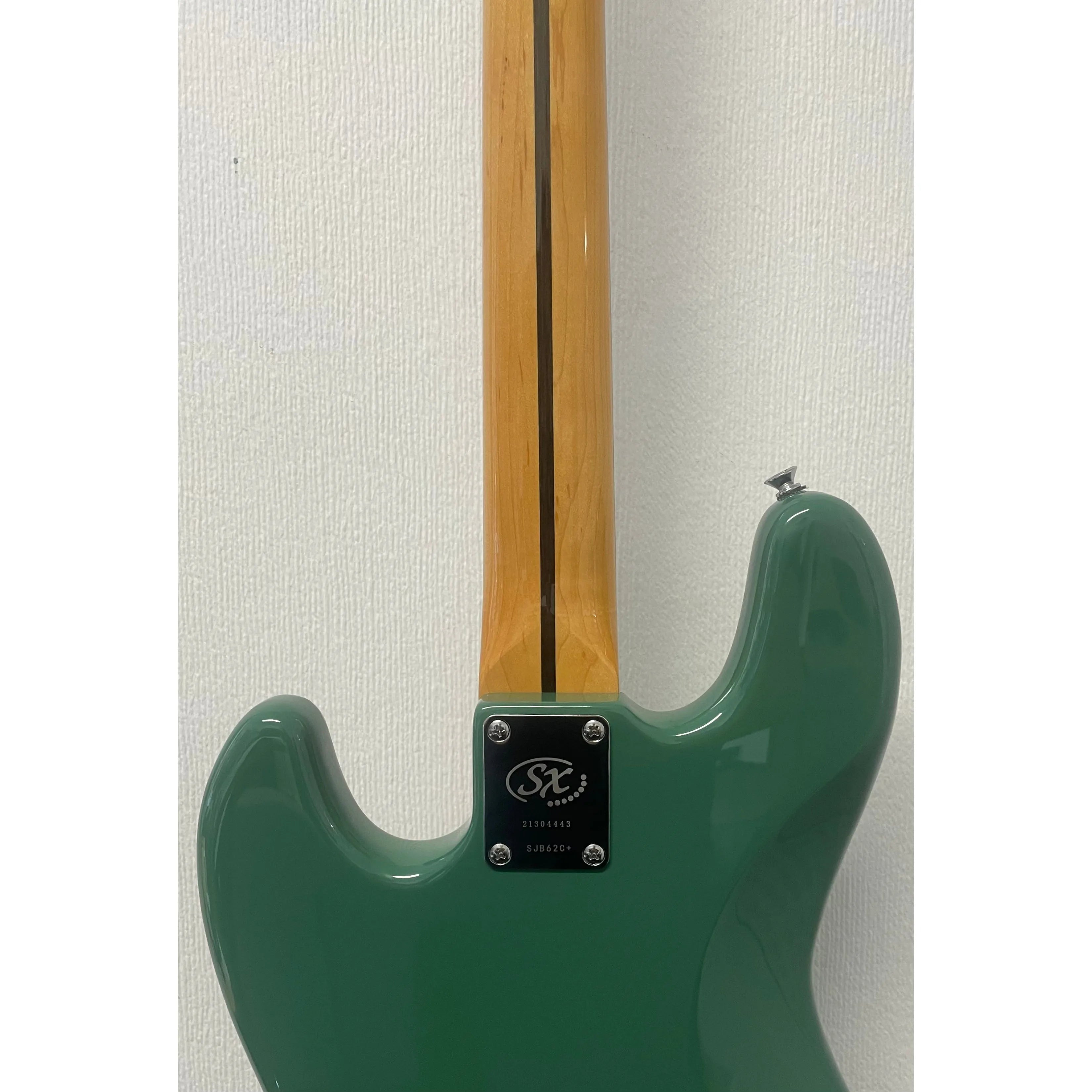 SX Bass Guitar JB Style in Vintage Green with Gigbag
