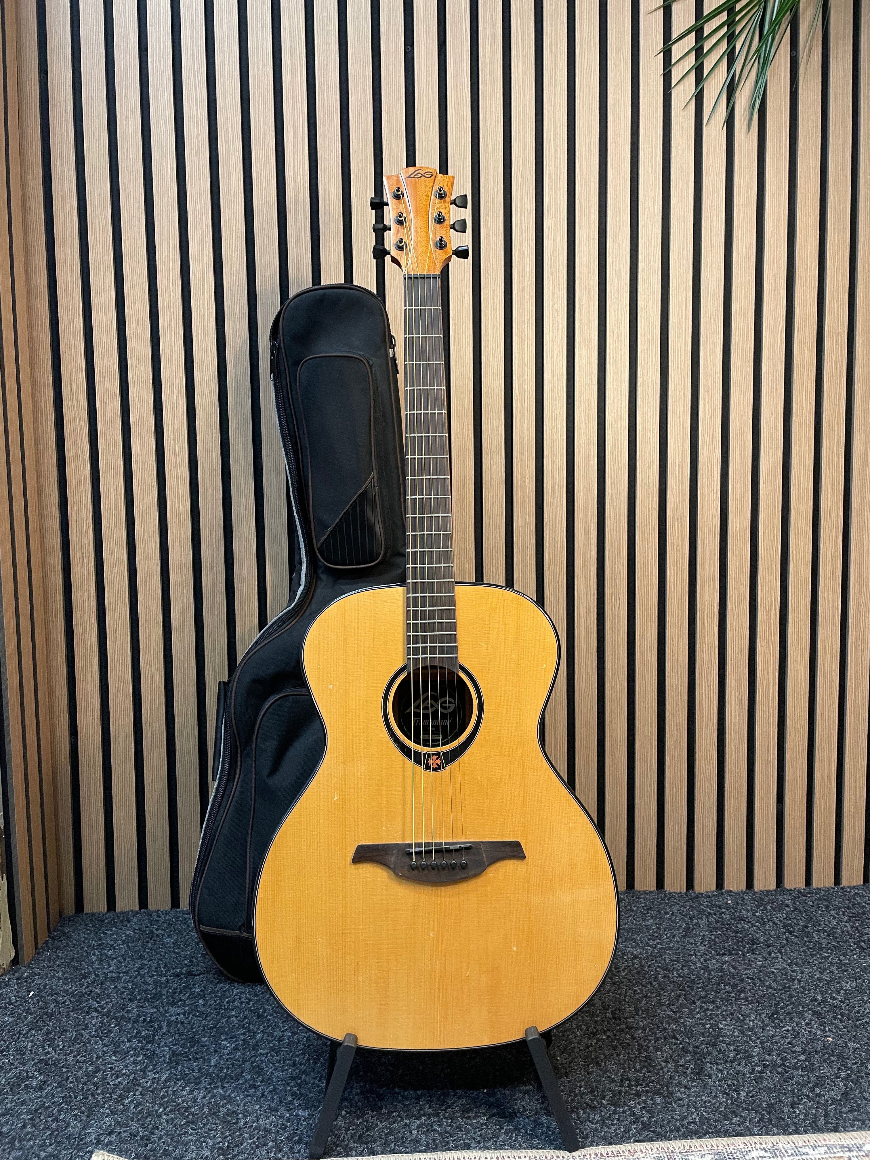 Lag Tramontane T66A Auditorium Acoustic Guitar in Natural Gloss Pre-Owned
