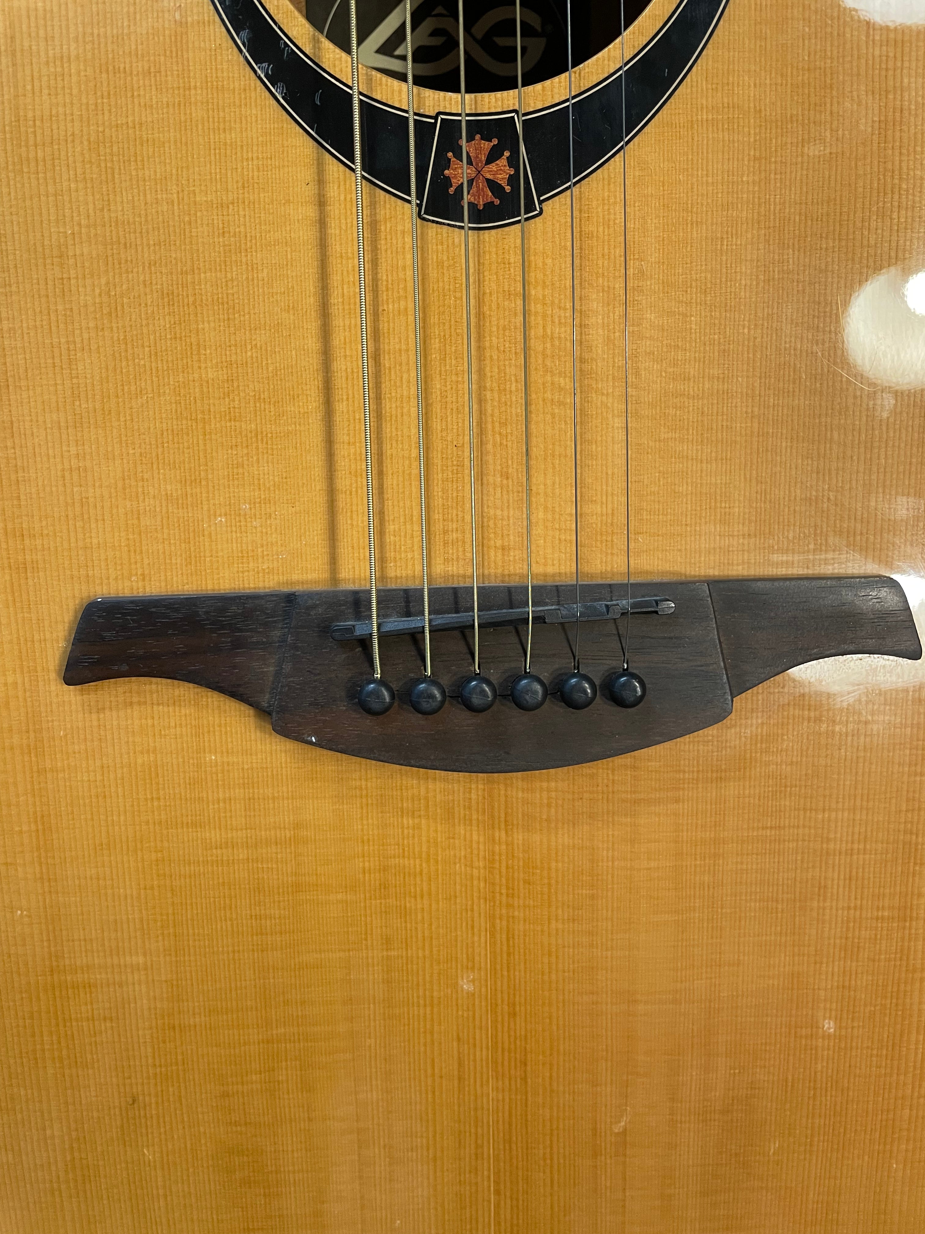 Lag Tramontane T66A Auditorium Acoustic Guitar in Natural Gloss Pre-Owned