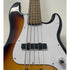 SX 5 String Bass Guitar PB Style 3 Tone Sunburst with Gigbag