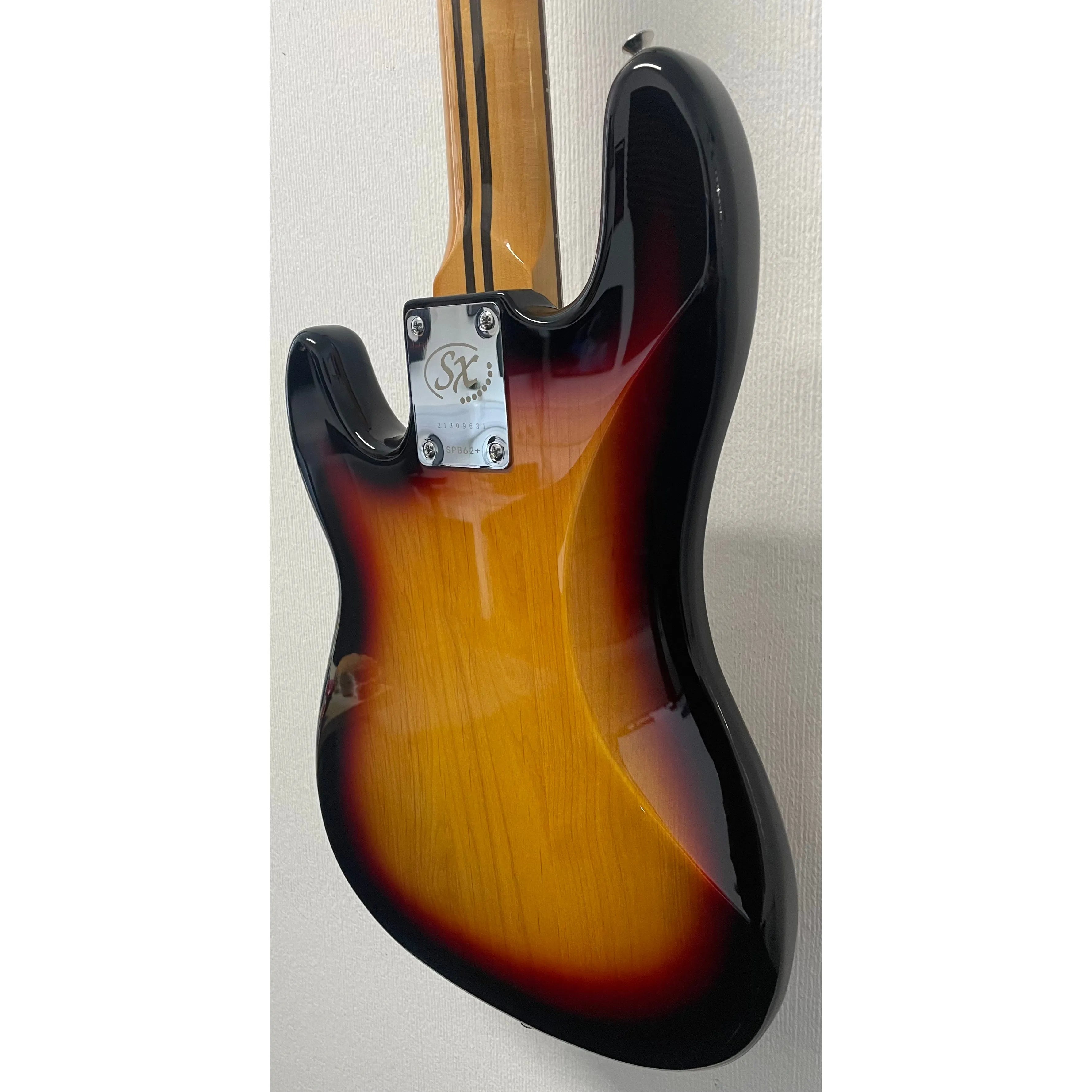SX 5 String Bass Guitar PB Style 3 Tone Sunburst with Gigbag