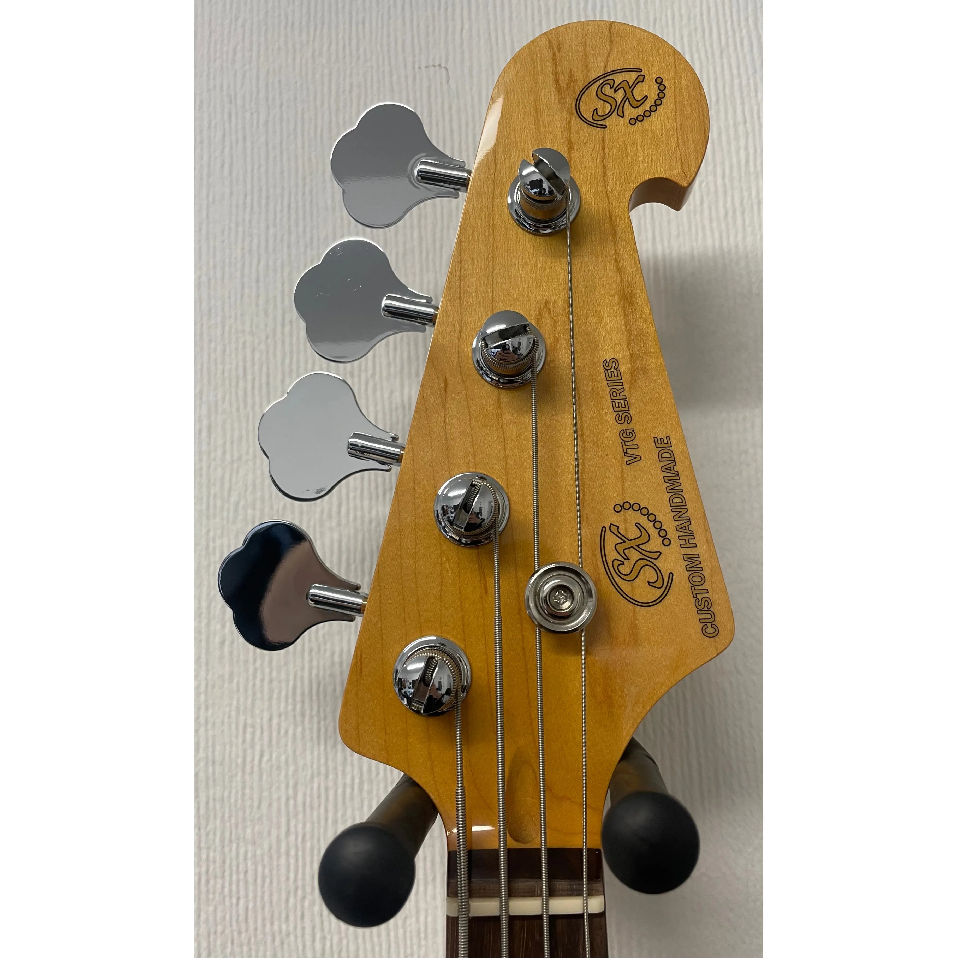 SX Bass Guitar JB Style in Blue with Gig Bag