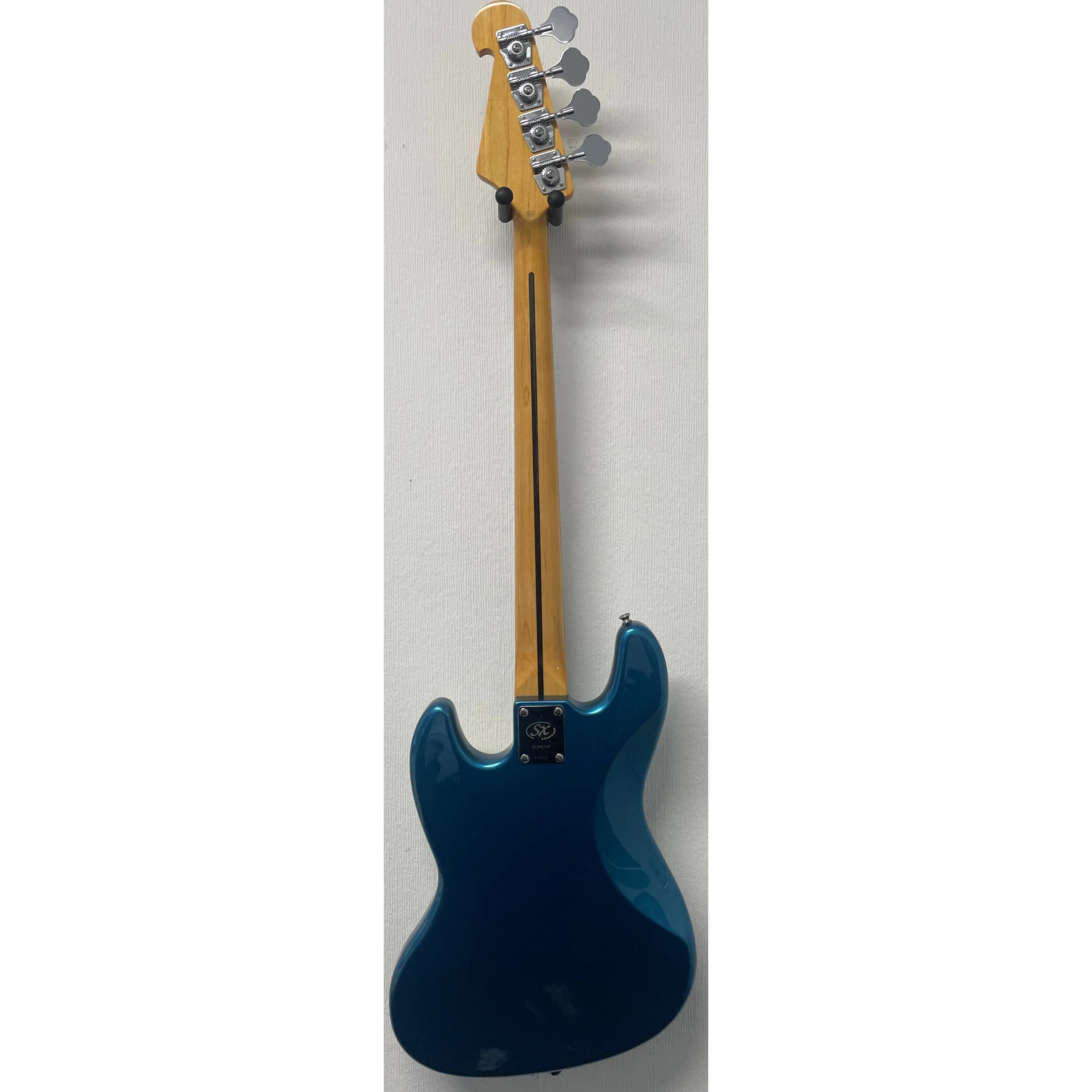 SX Bass Guitar JB Style in Blue with Gig Bag