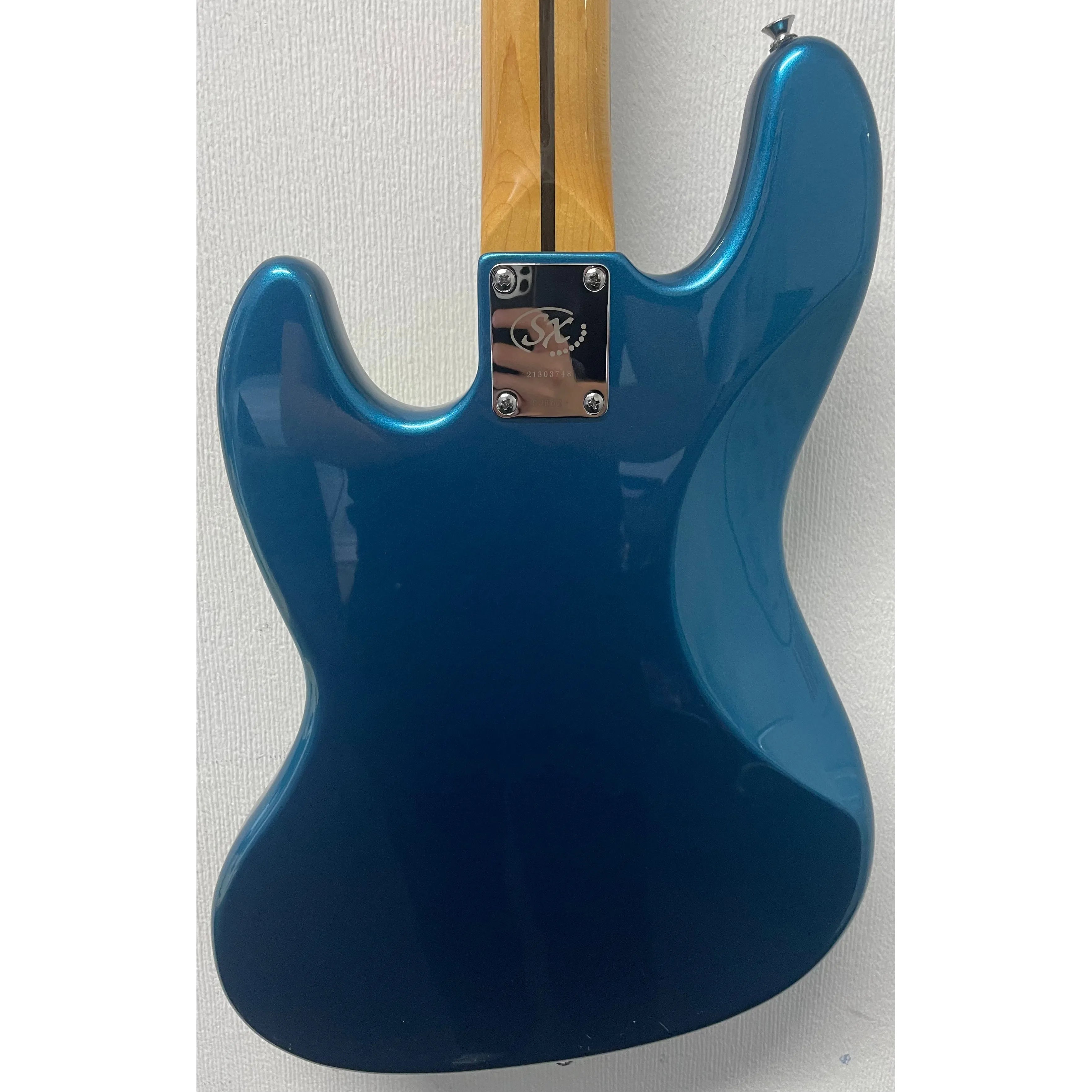 SX Bass Guitar JB Style in Blue with Gig Bag
