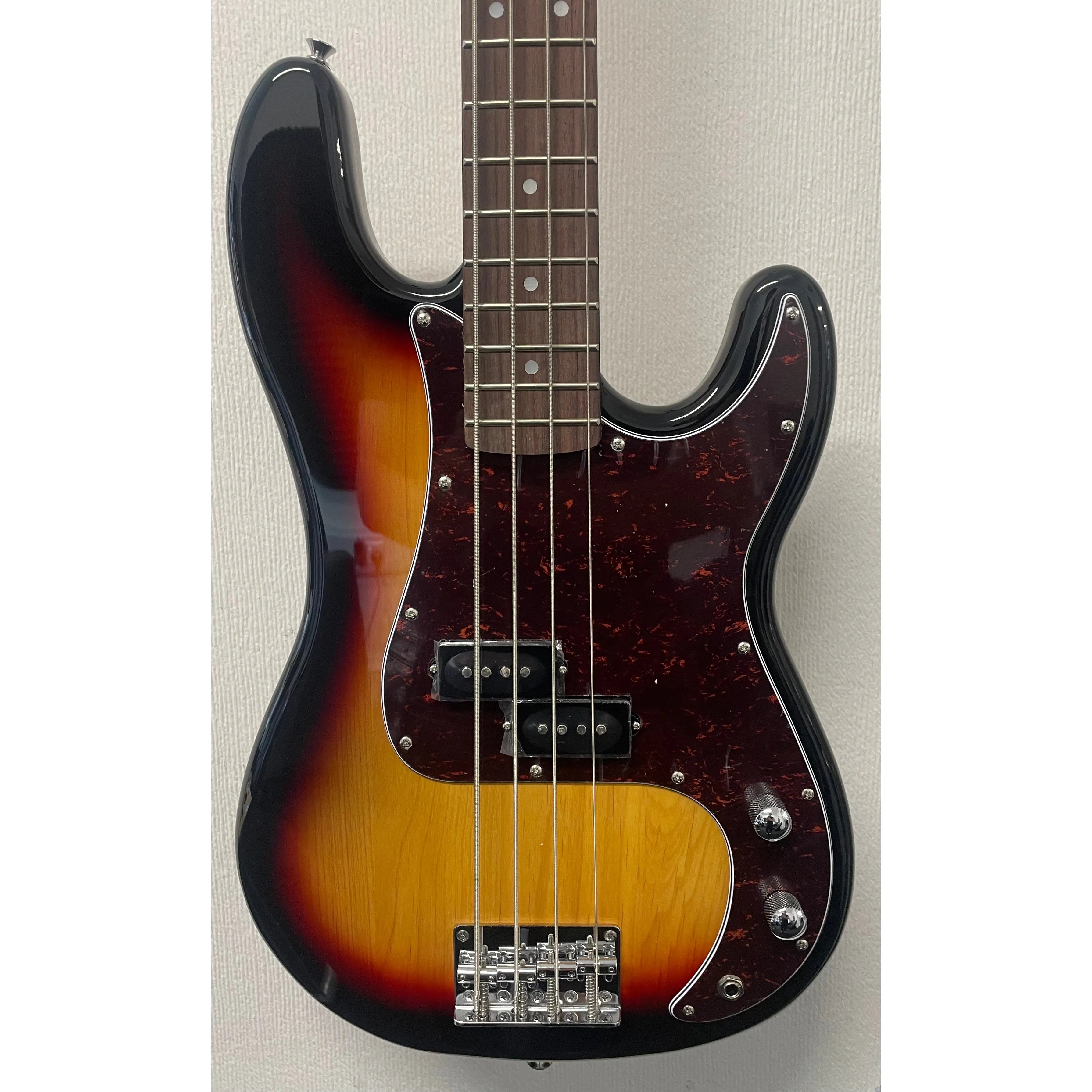 SX Bass Guitar PB Style 3 Tone Sunburst with Gigbag