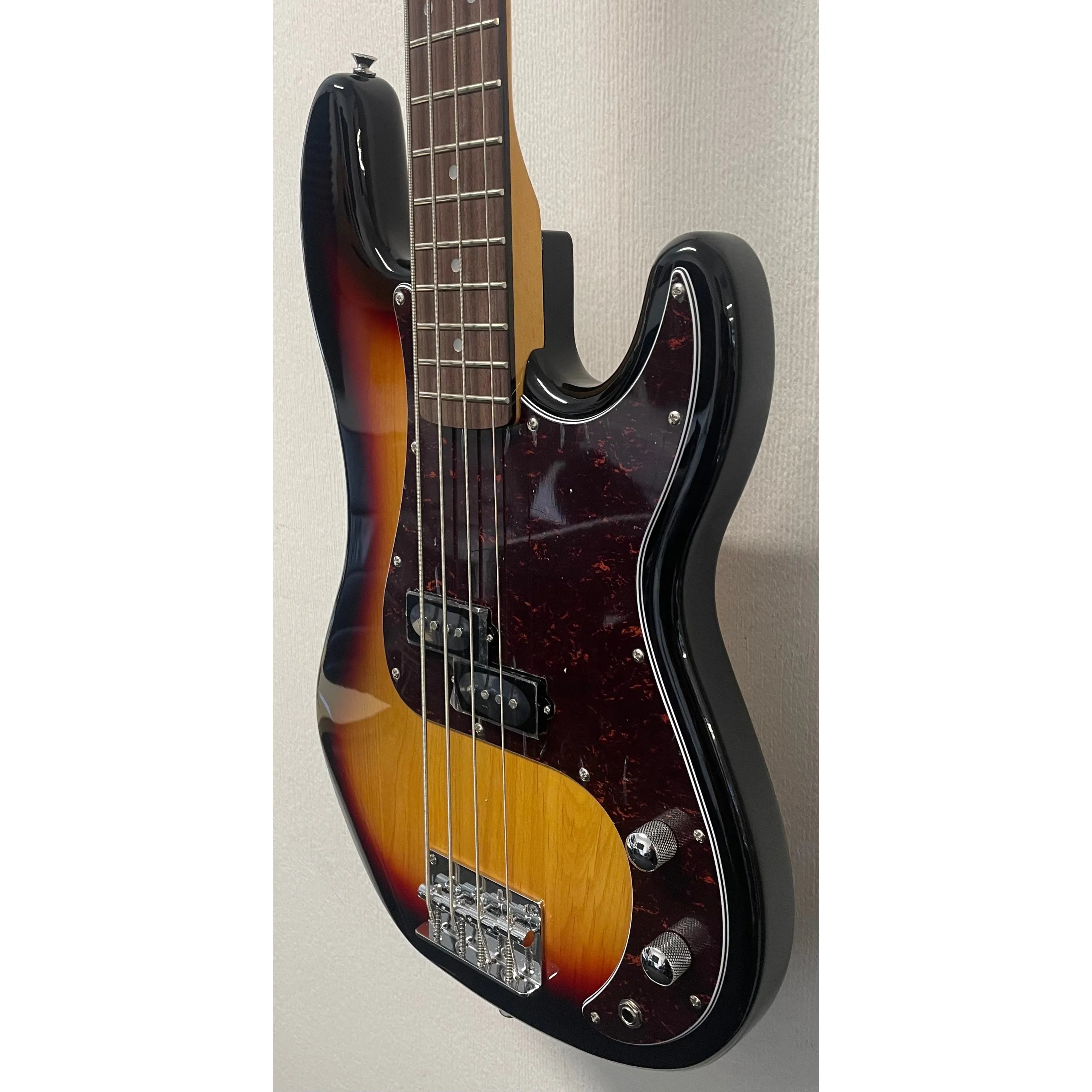 SX Bass Guitar PB Style 3 Tone Sunburst with Gigbag
