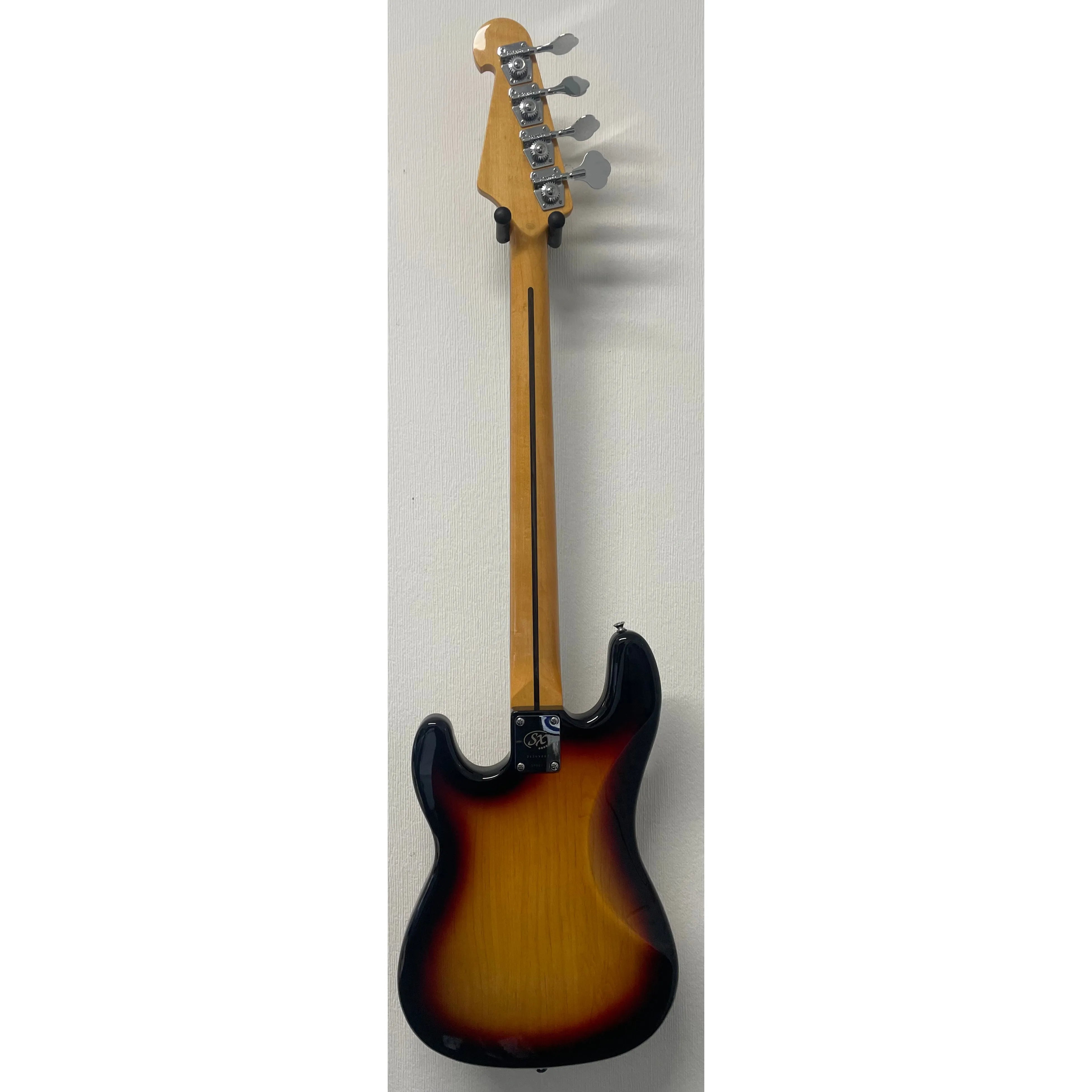 SX Bass Guitar PB Style 3 Tone Sunburst with Gigbag