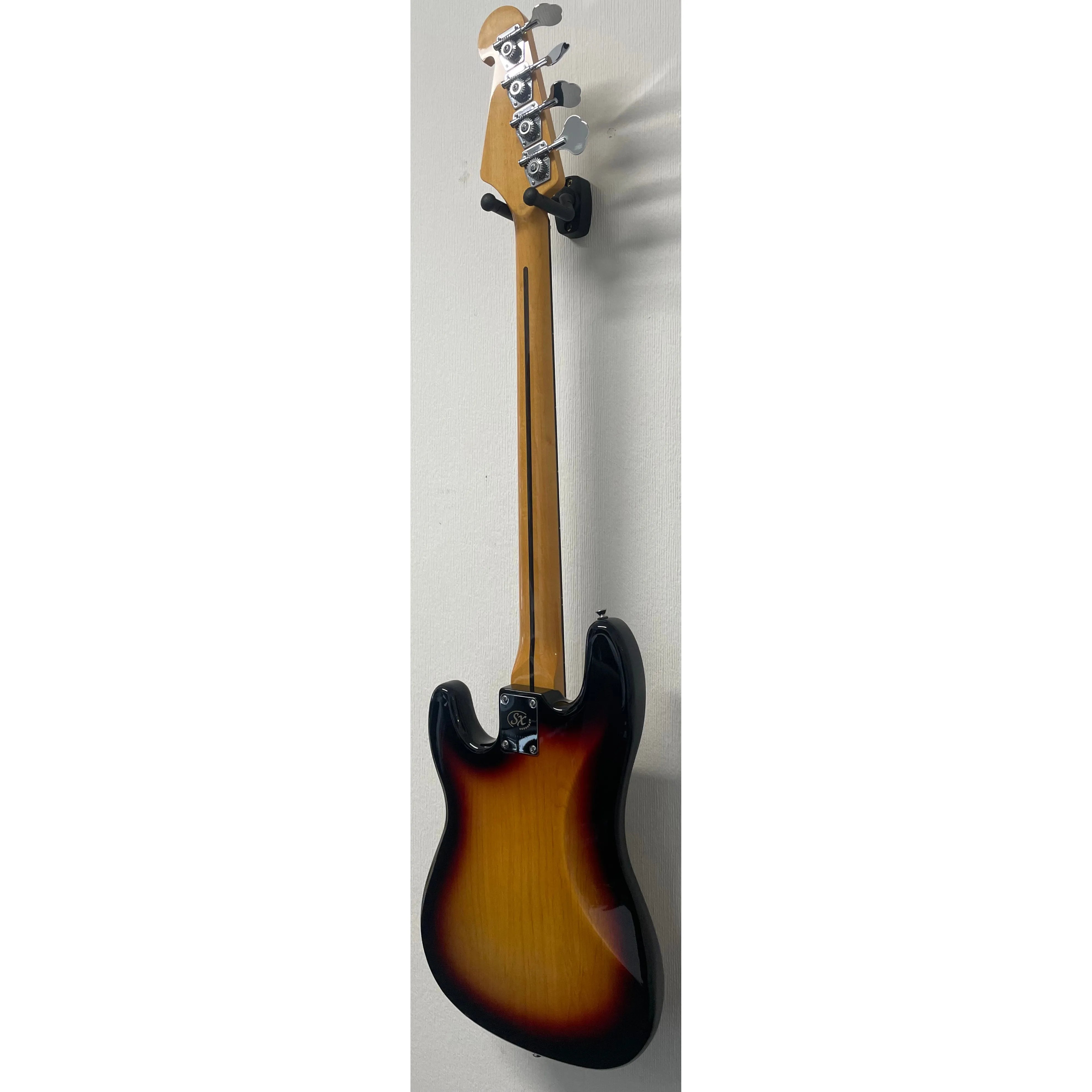 SX Bass Guitar PB Style 3 Tone Sunburst with Gigbag