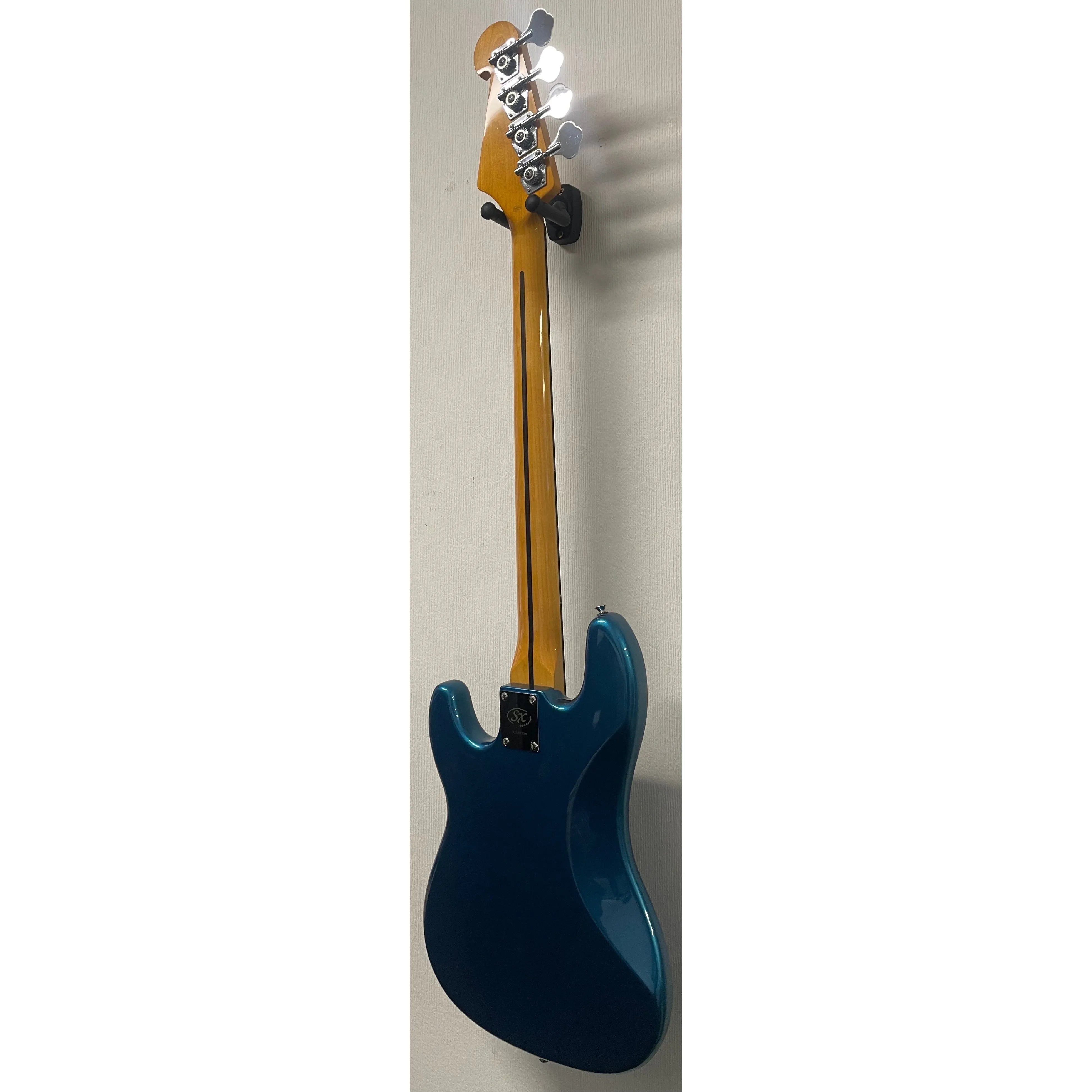 SX Bass Guitar PB Style in Blue with Gigbag