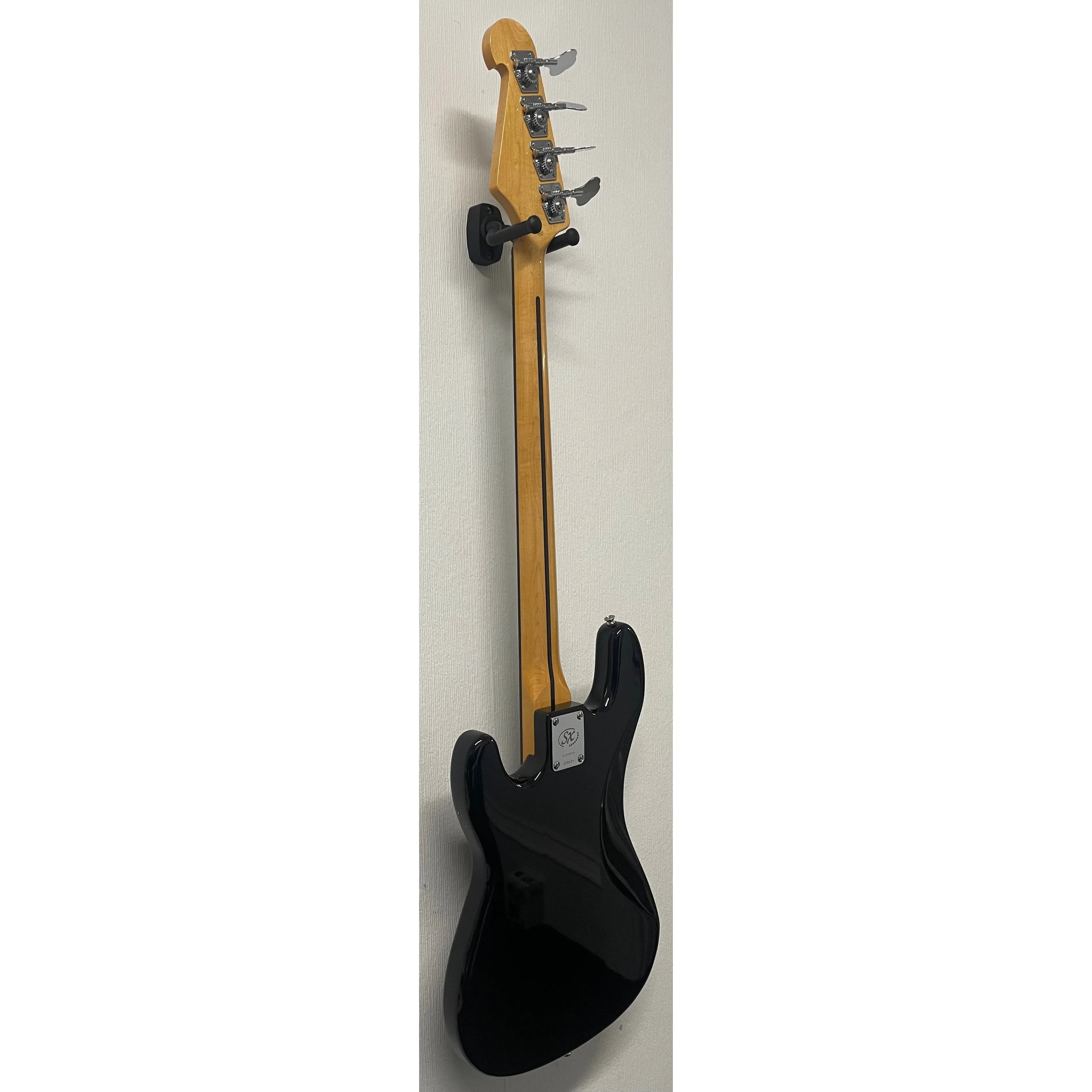 SX Bass Guitar PB Style in Black with Gigbag