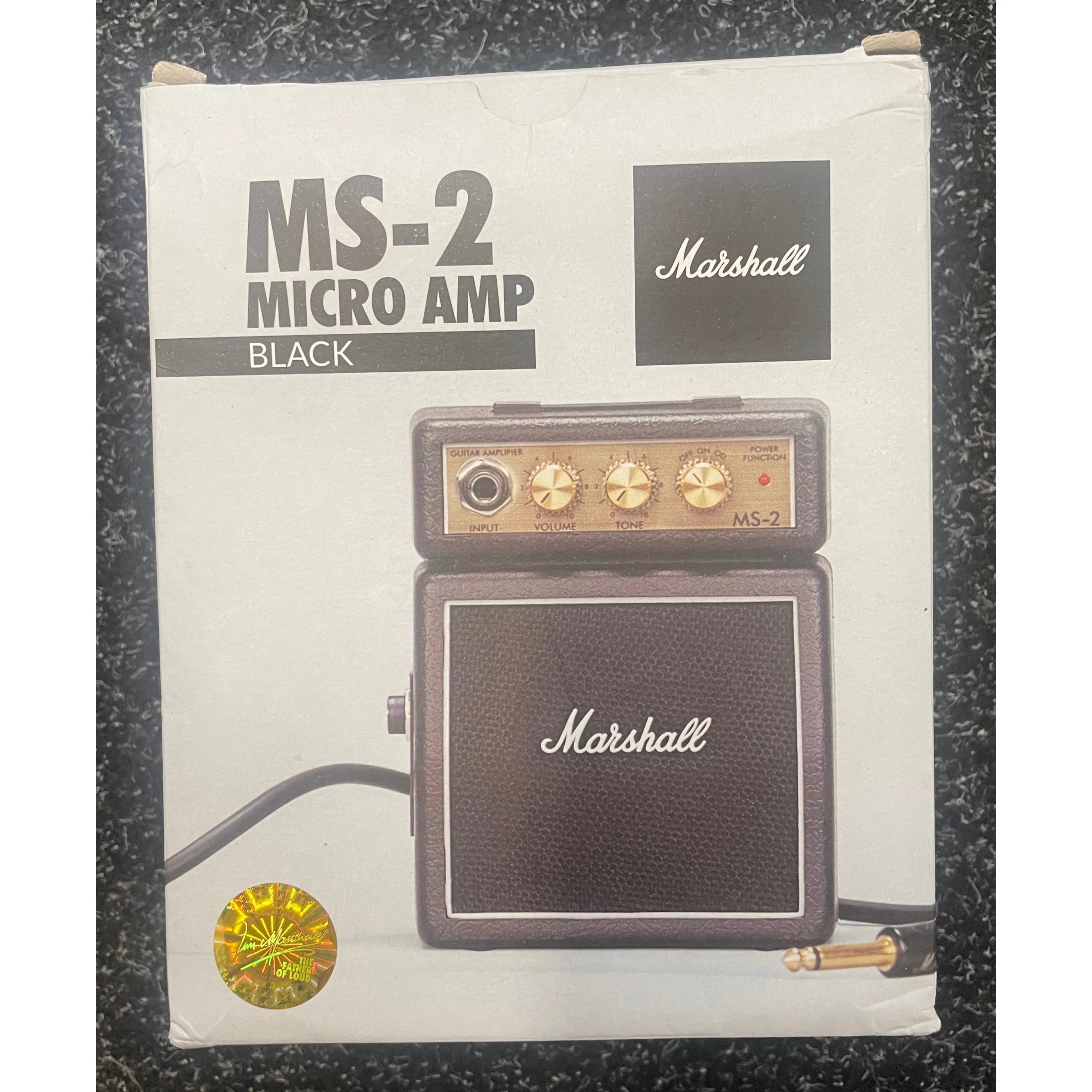 Marshall Ms2 Micro Amplifier in Yellow Pre-Owned