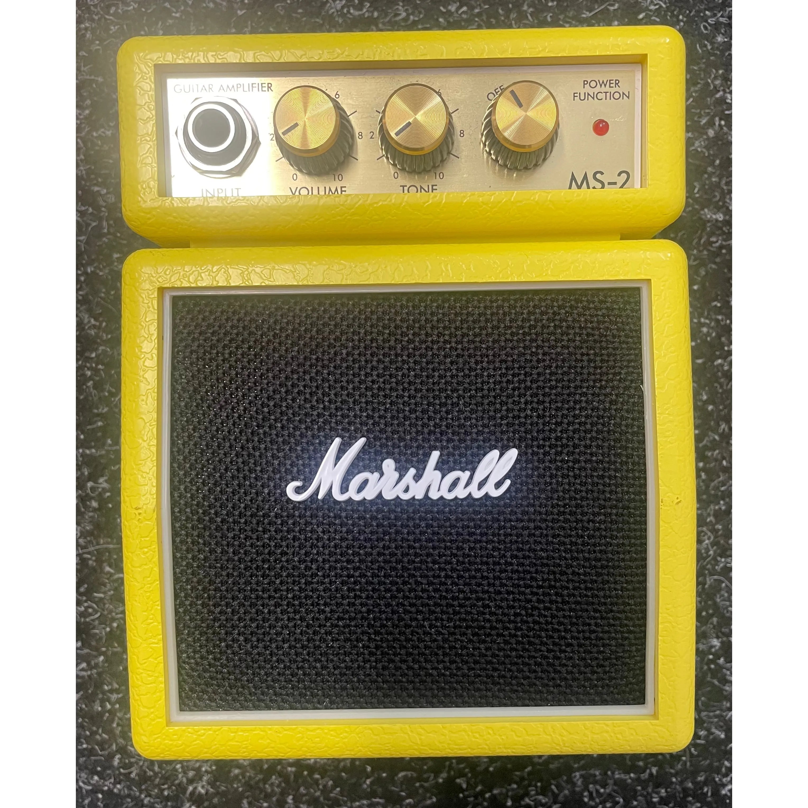 Marshall Ms2 Micro Amplifier in Yellow Pre-Owned