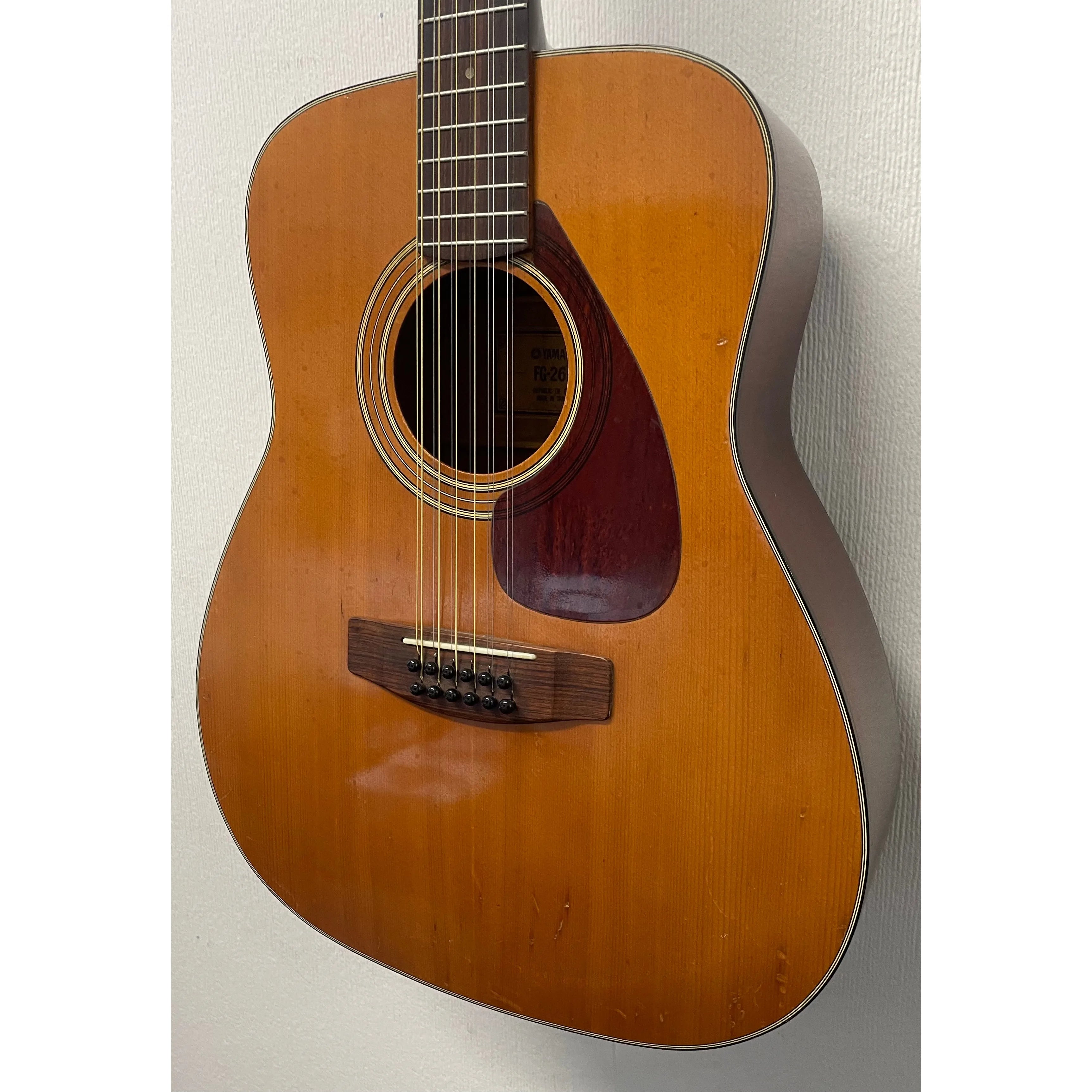 Yamaha FG260 1970's Vintage 12 String Acoustic Guitar in Natural Pre-Owned