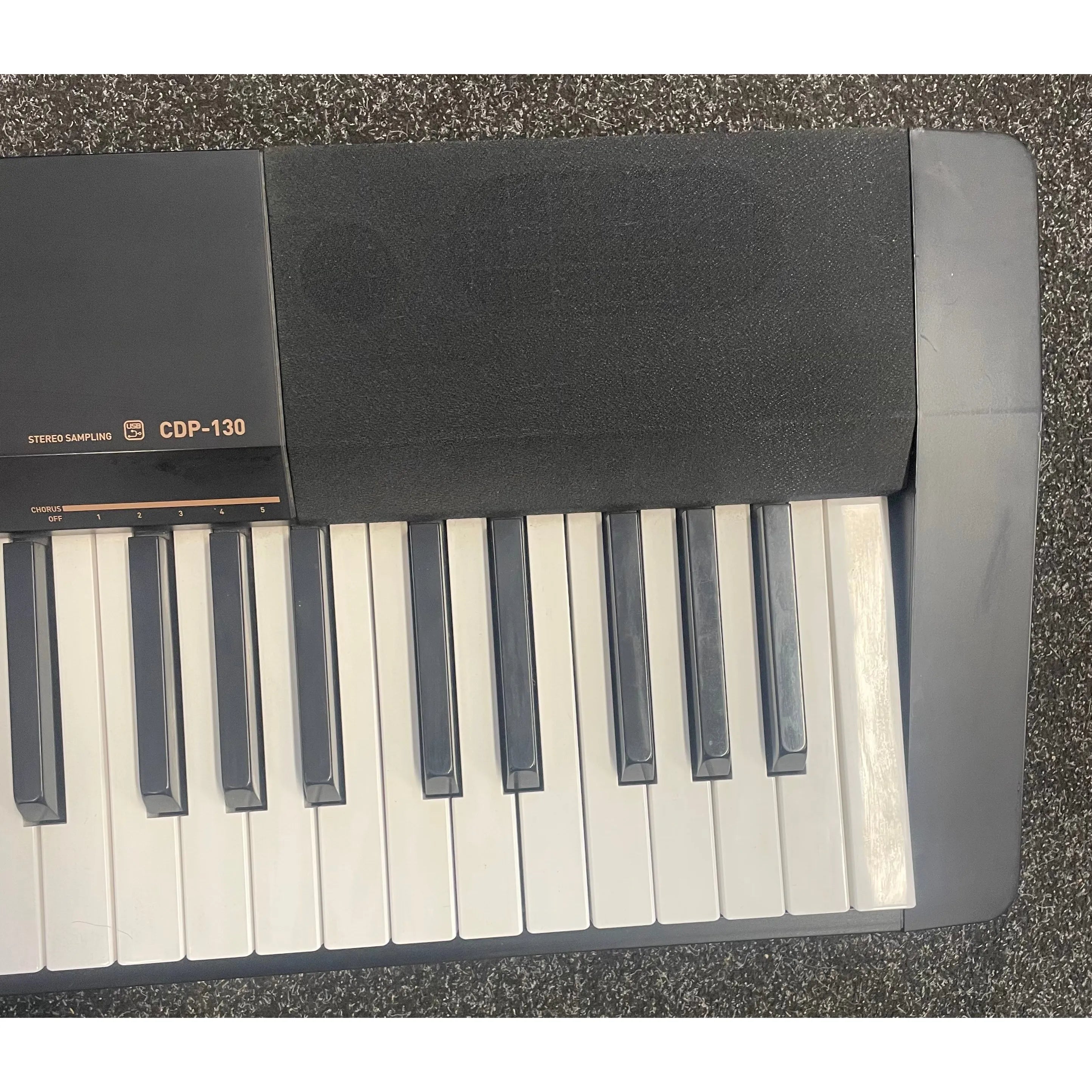 Casio CPD-130 Digital Piano in Black with Stand, Stool, Case & Pedals Pre-Owned