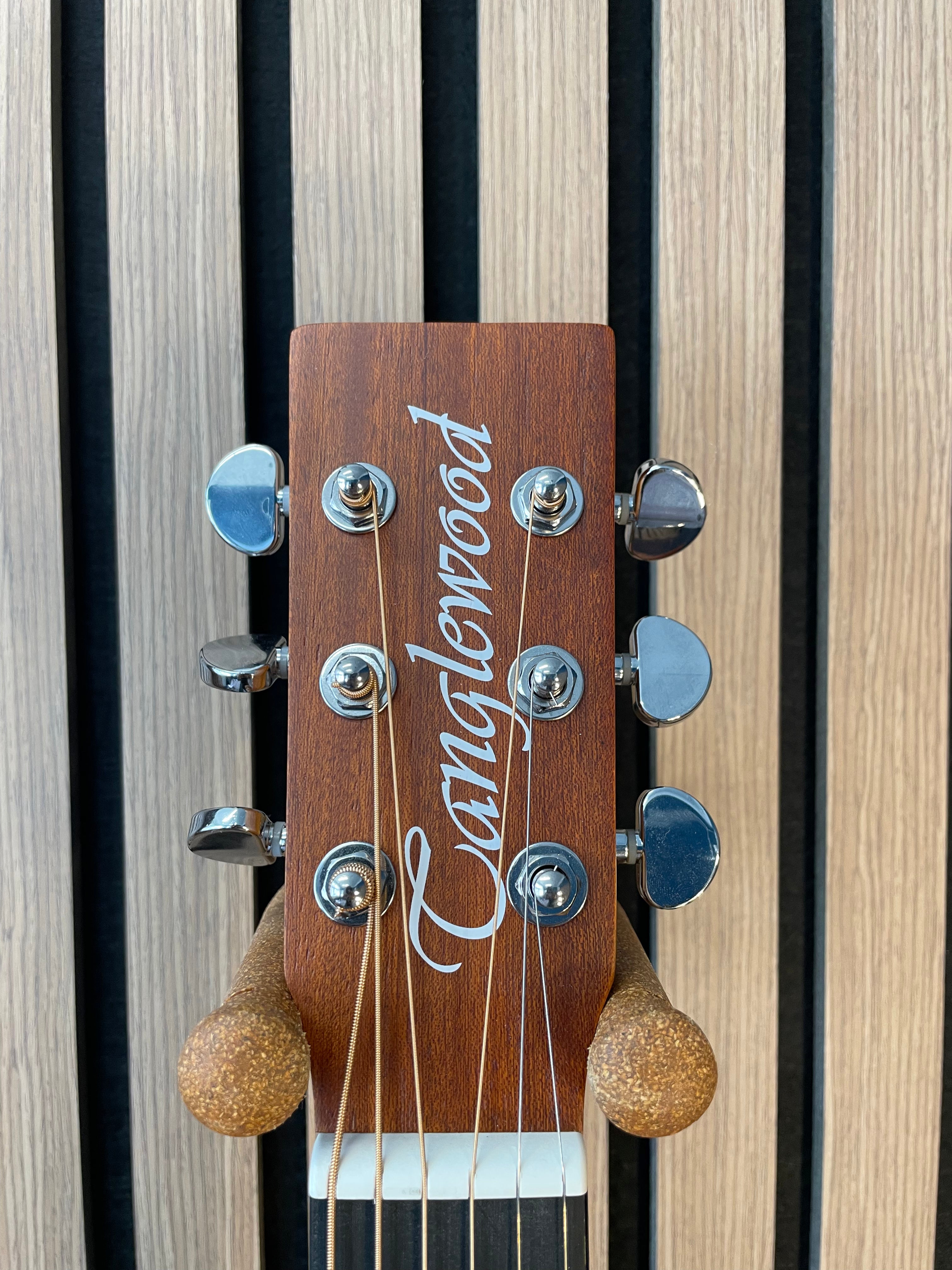 Tanglewood Roadster GT Super Folk Electro Acoustic Guitar in Natural Satin with Styrofoam Case Pre-Owned