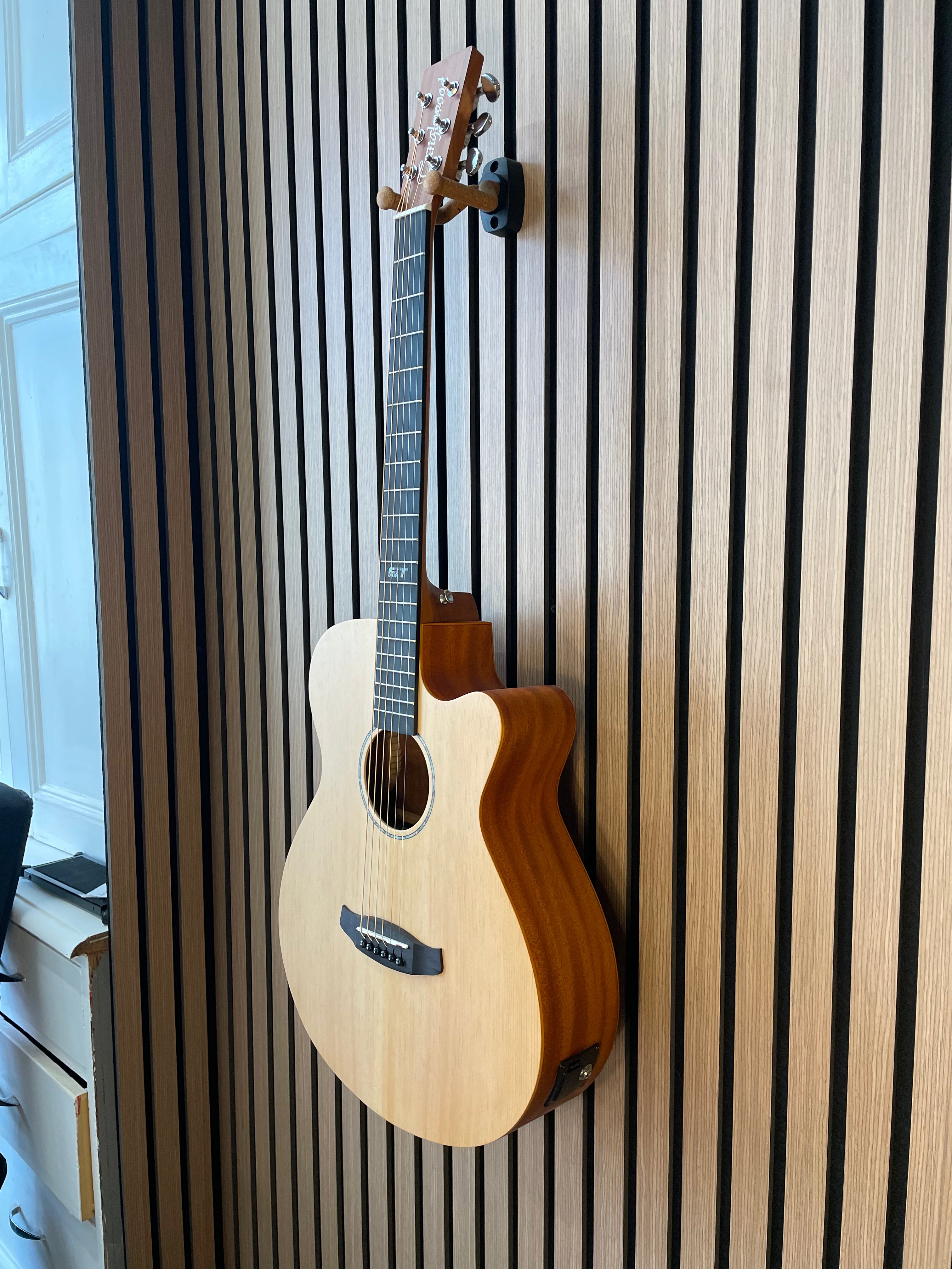 Tanglewood Roadster GT Super Folk Electro Acoustic Guitar in Natural Satin with Styrofoam Case Pre-Owned