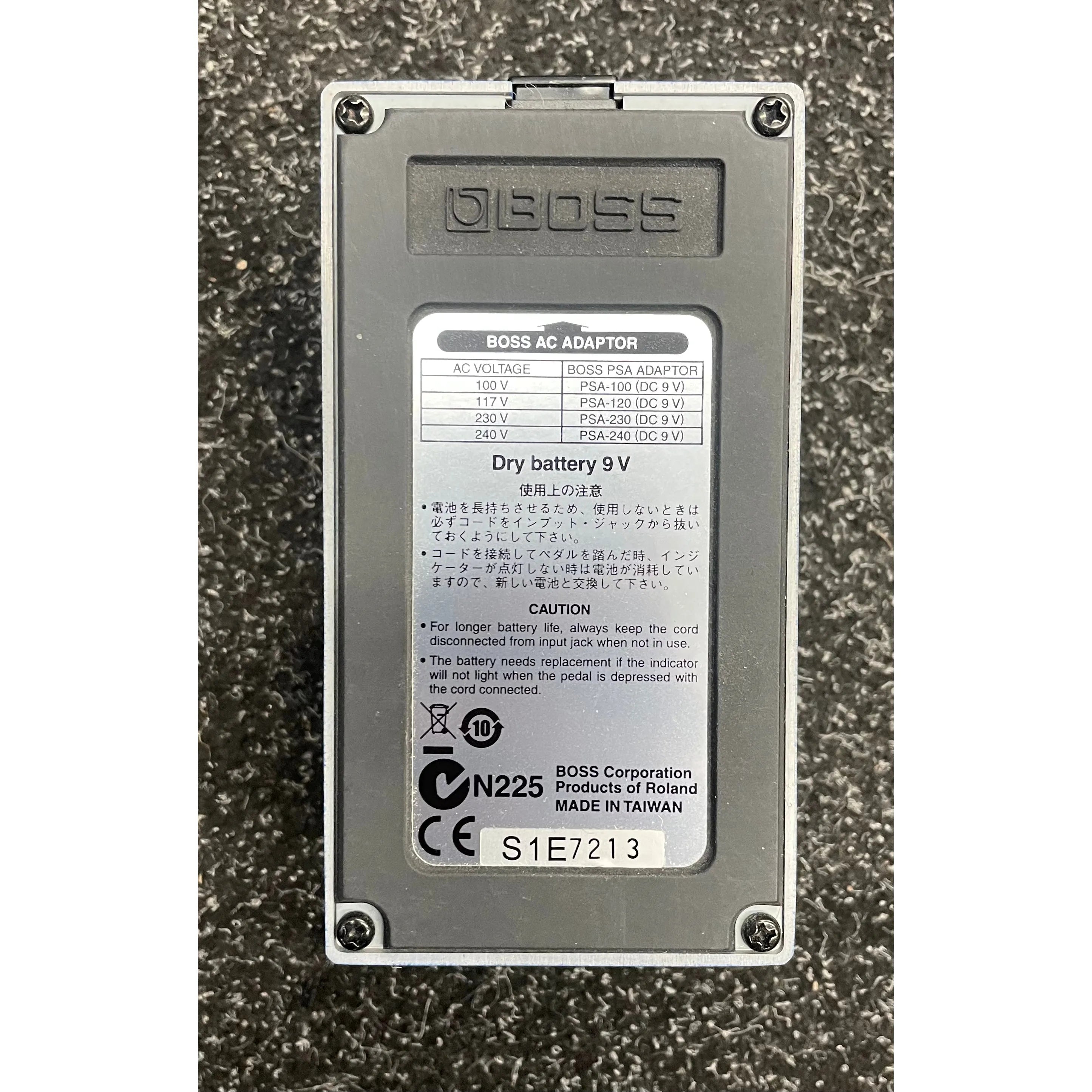 Boss CS-3 Compression Sustainer Pedal Pre-Owned