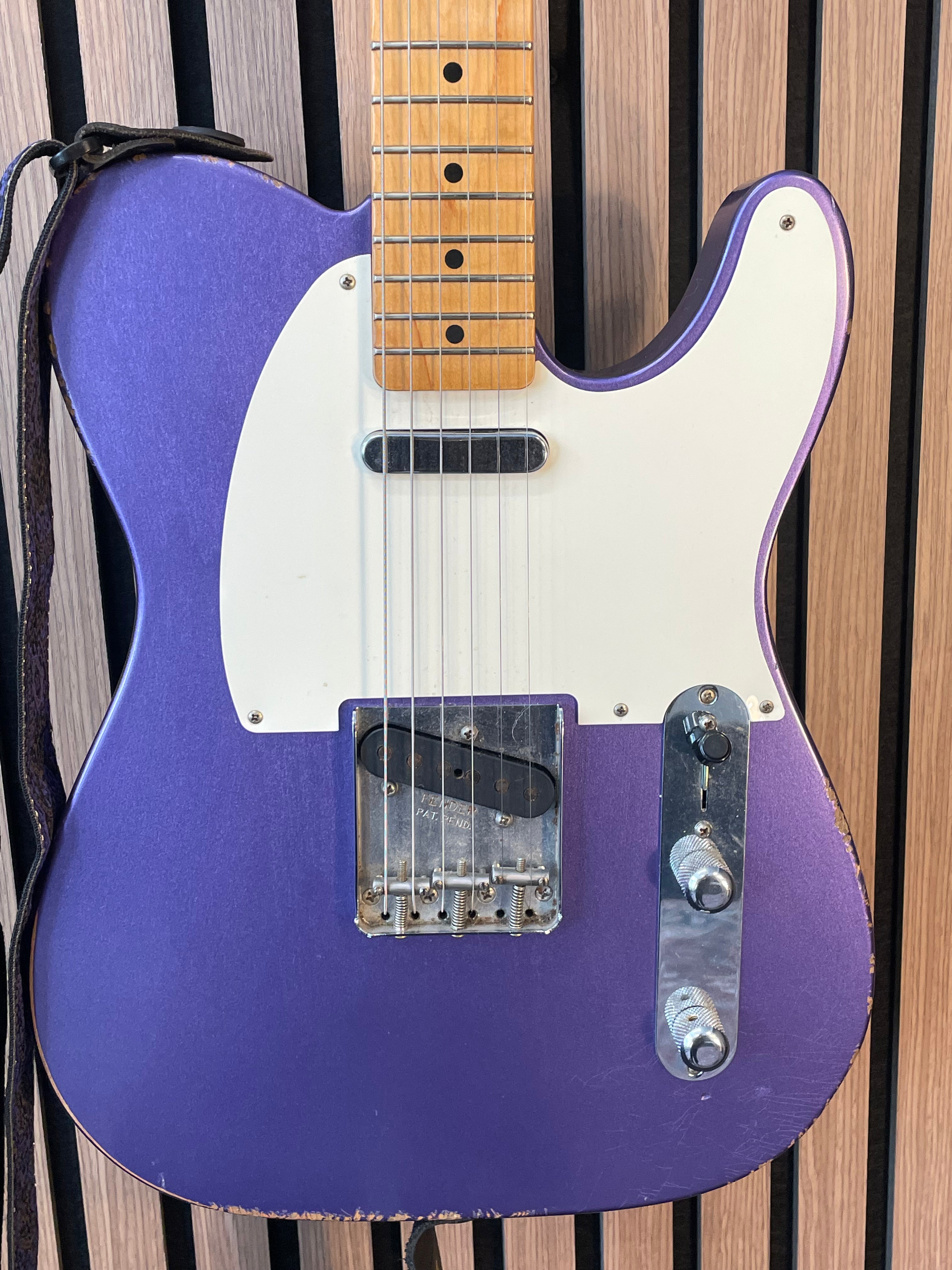 Fender Vintera '50s Telecaster in Roadworn Metallic Purple Andertons Limited Edition with Gigbag Pre-Owned